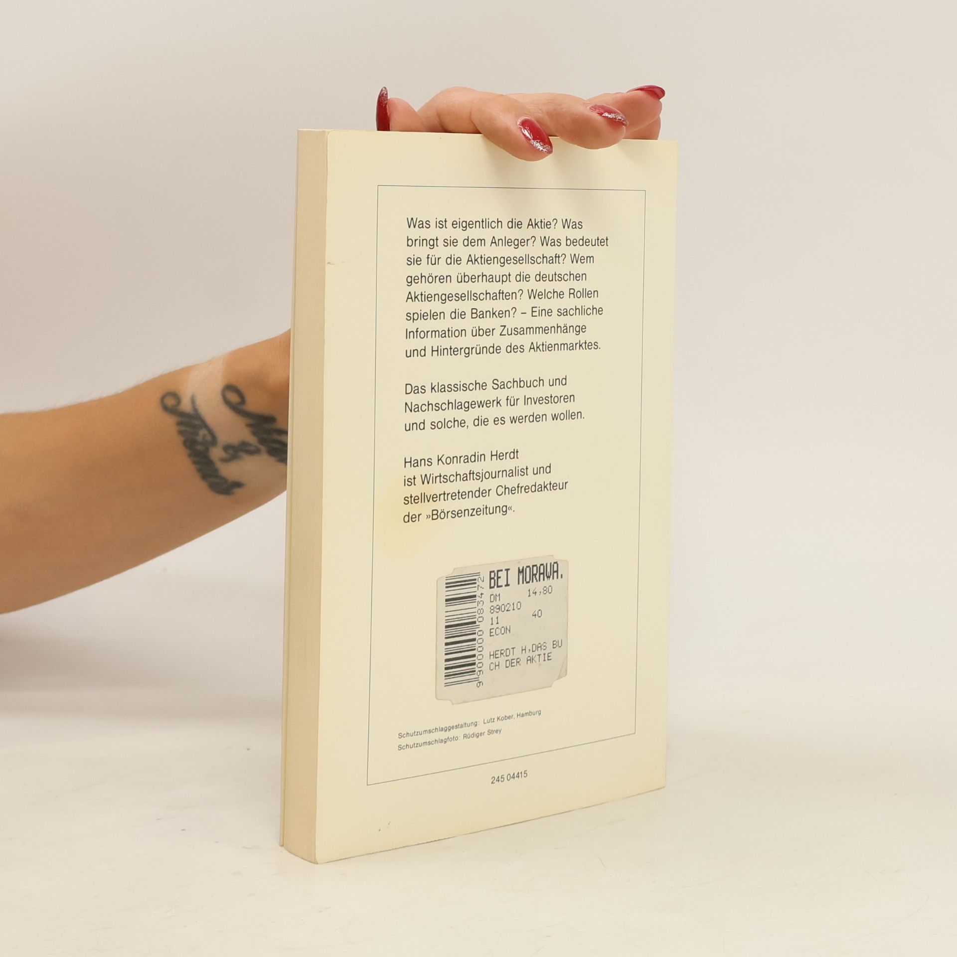 Hans Konradin Herdt Das Buch der Aktie