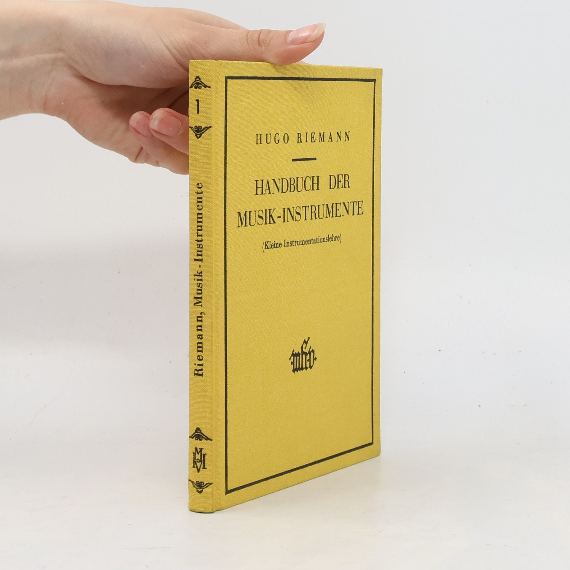 Hugo Riemann Handbuch der Musik Instrumente