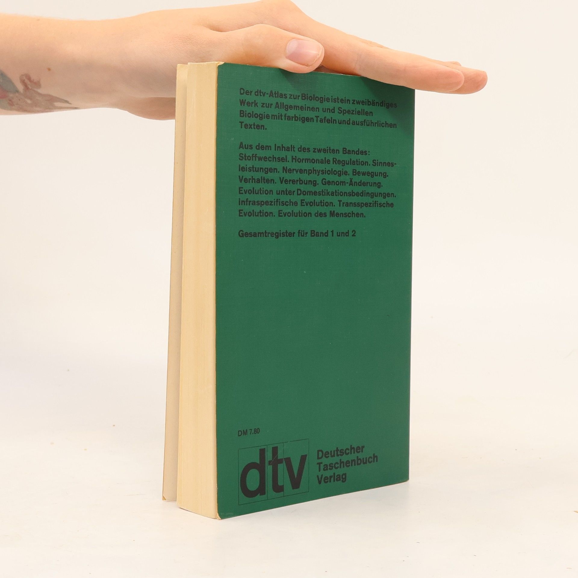 Autorenkollektiv Dtv-Atlas zur Biologie. Band 2