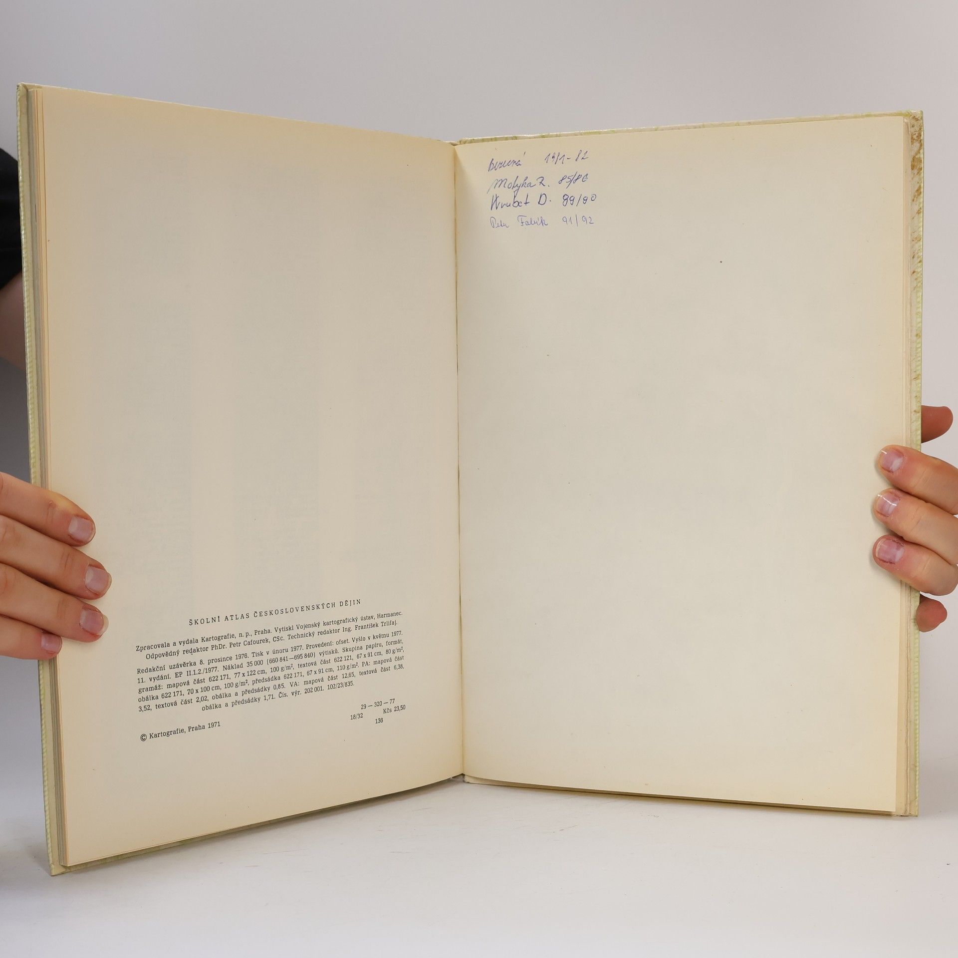 Collectif d'auteurs Školní atlas československých dějin