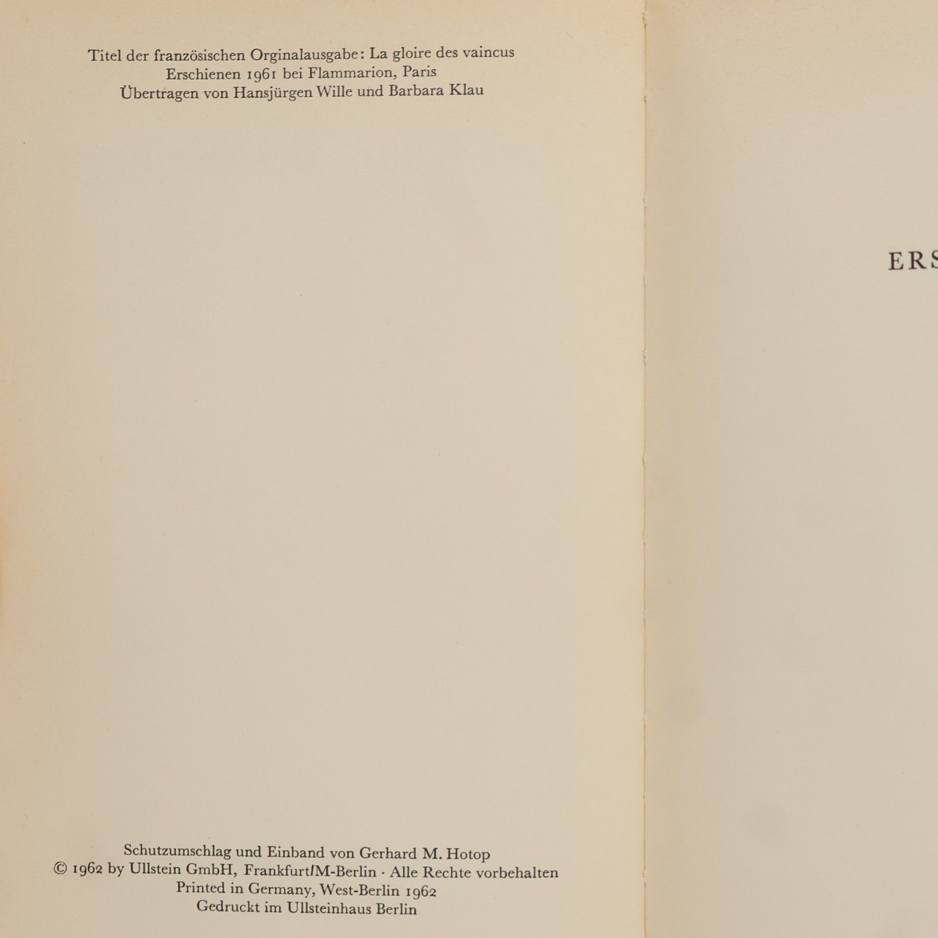 Henri Troyat Der Ruhm der Besiegten