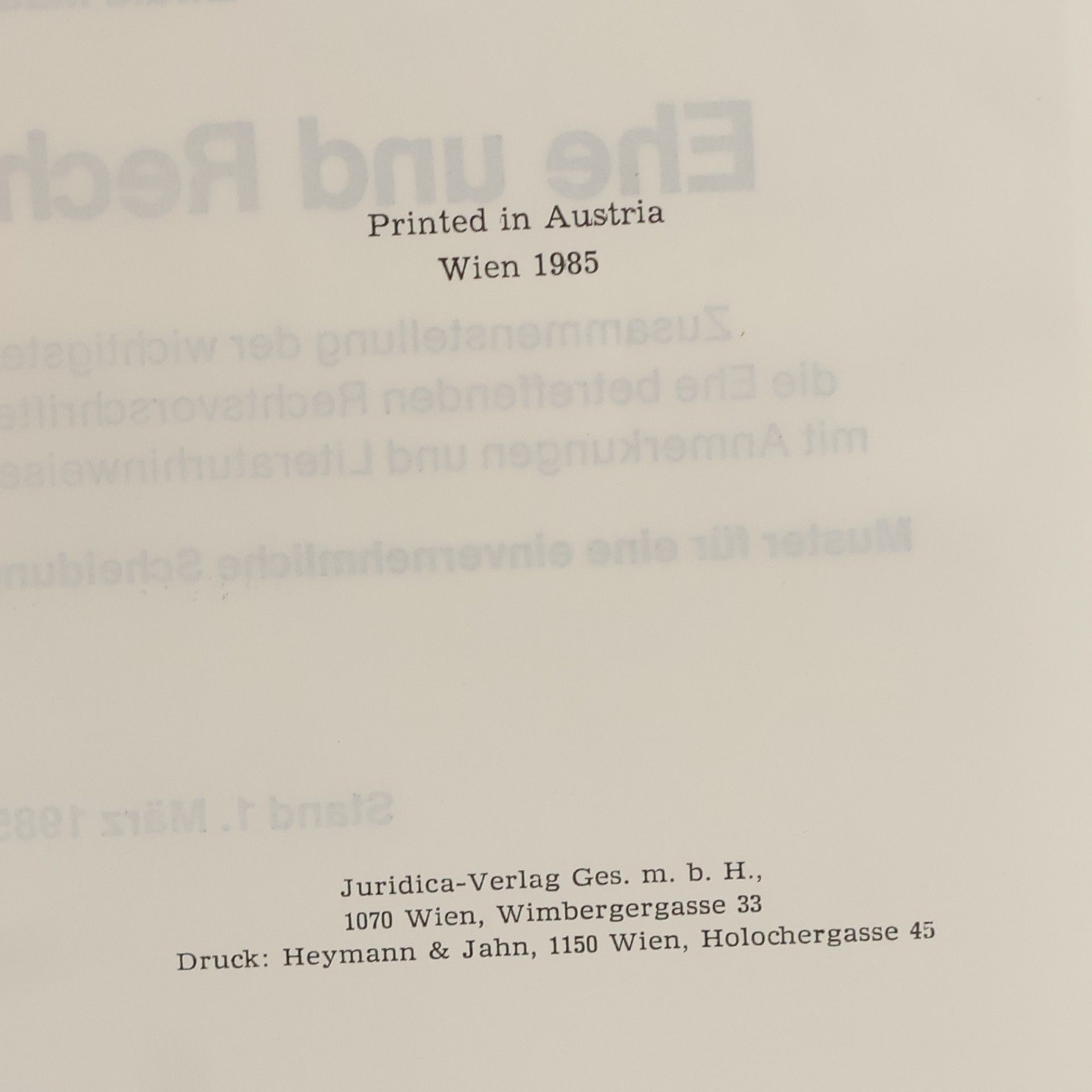 Ewald Maurer Ehe und Recht