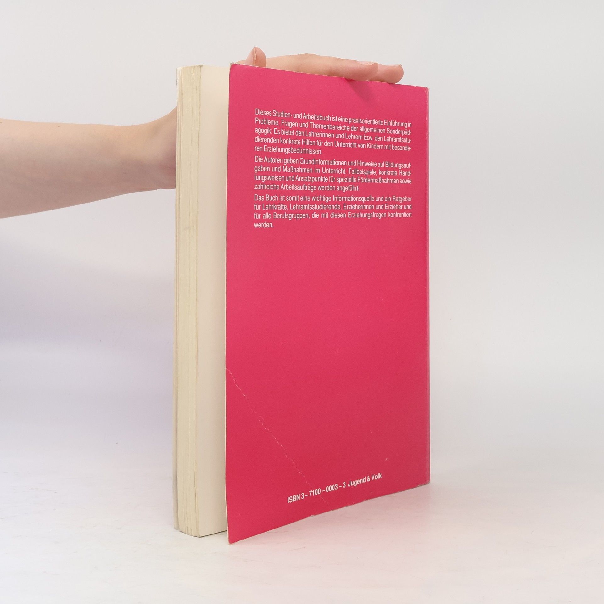 Karl-Heinz Gruber Allgemeine Sonderpädagogik : Grundlagen des Unterrichts für Schüler mit Schulschwierigkeiten und Behinderungen : ein Studien und Arbeitsbuch