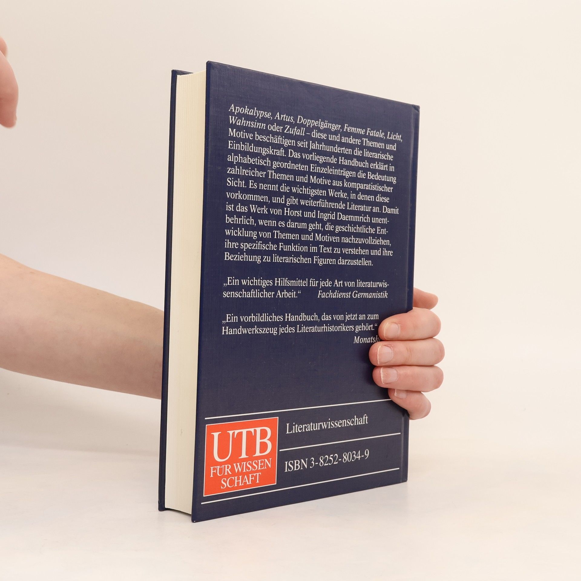 Horst Daemmrich Themen und Motive in der Literatur