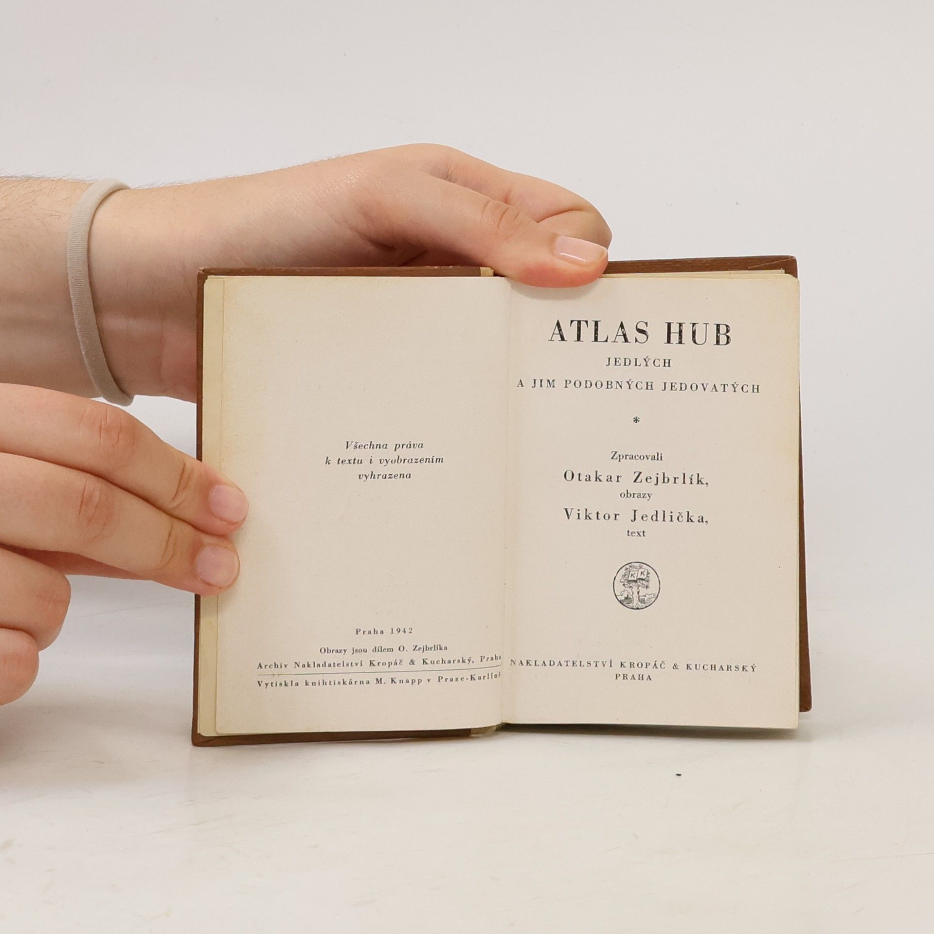 Otakar Zejbrlík Atlas hub jedlých a jim podobných jedovatých