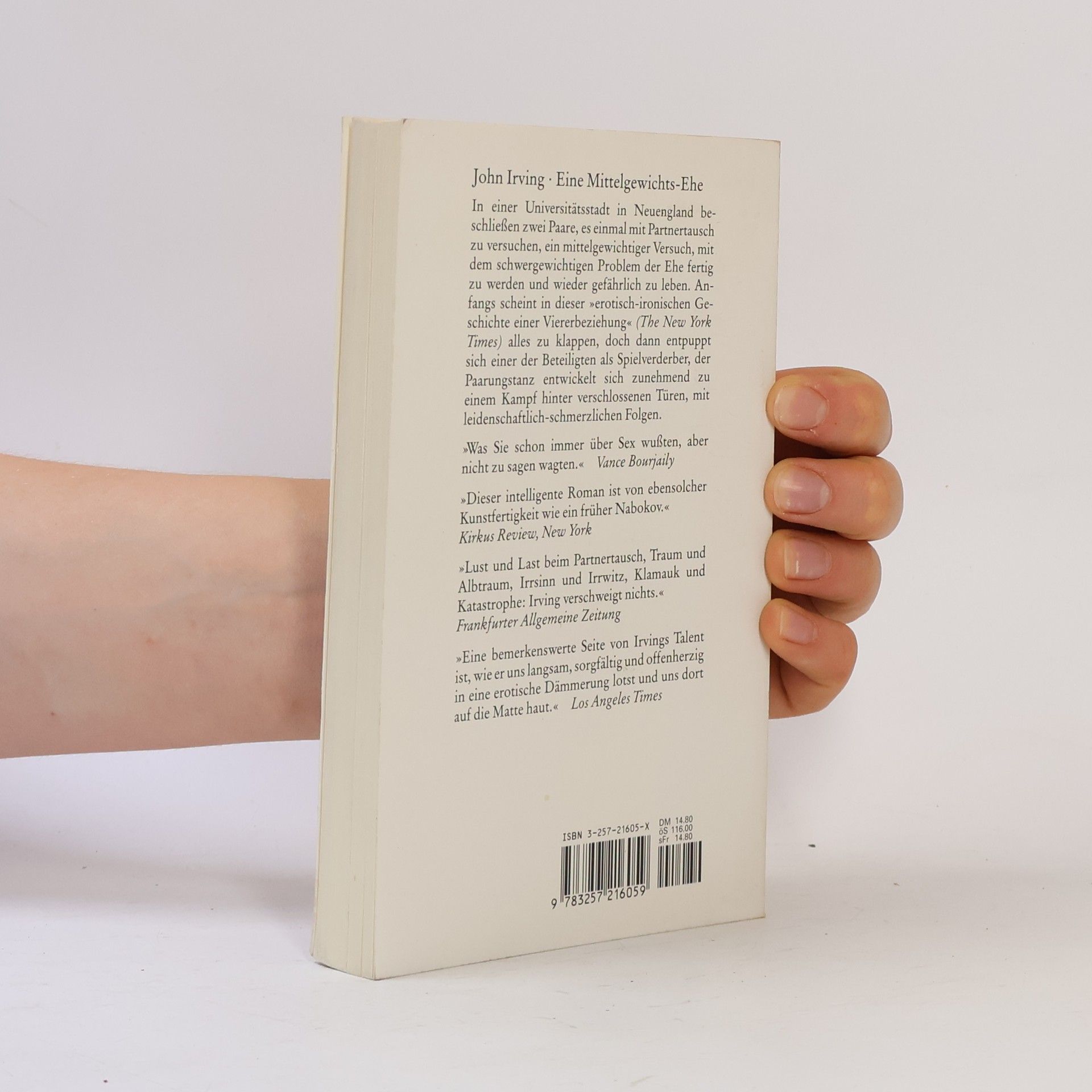John Irving Eine Mittelgewichtsehe