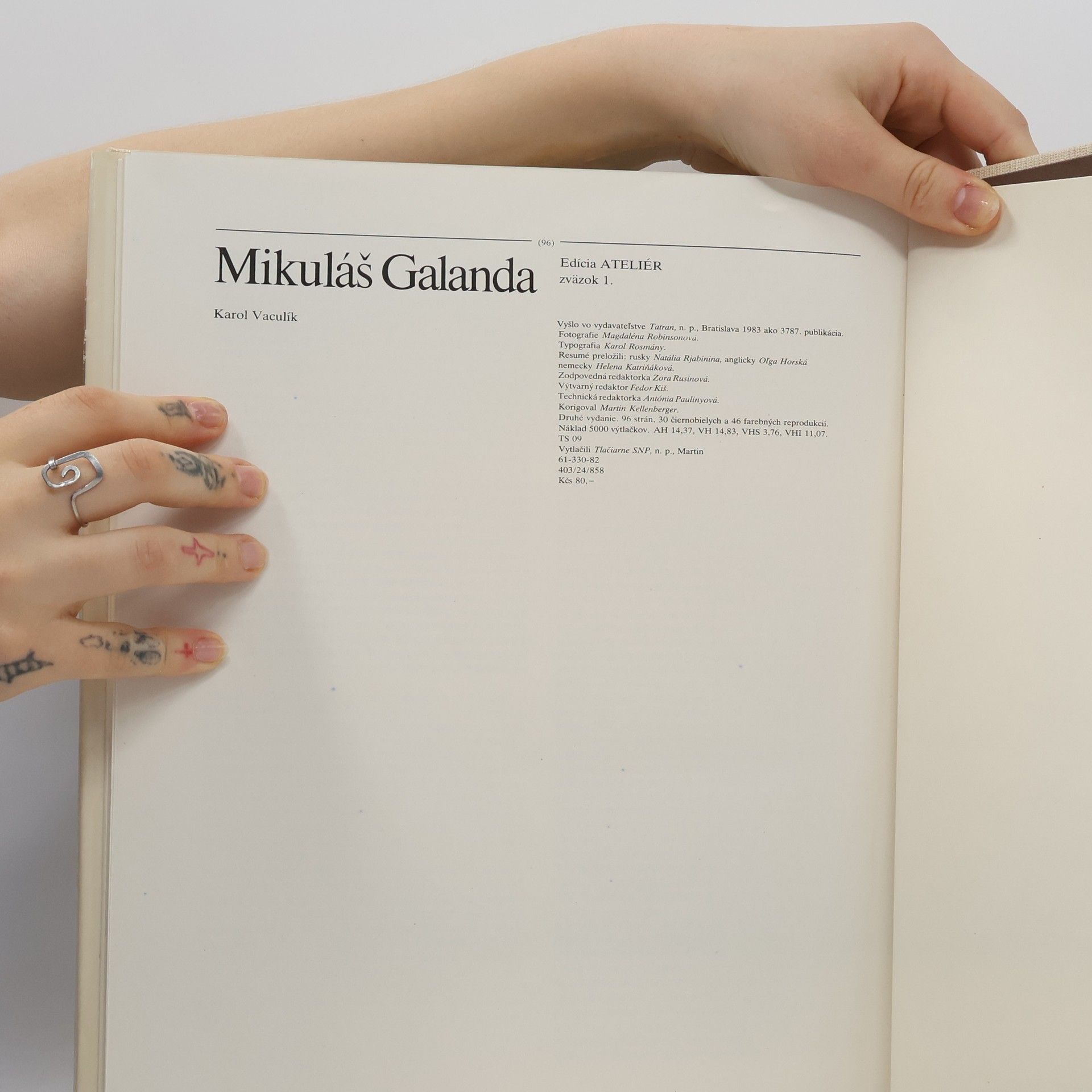Karol Vaculík Mikuláš Galanda