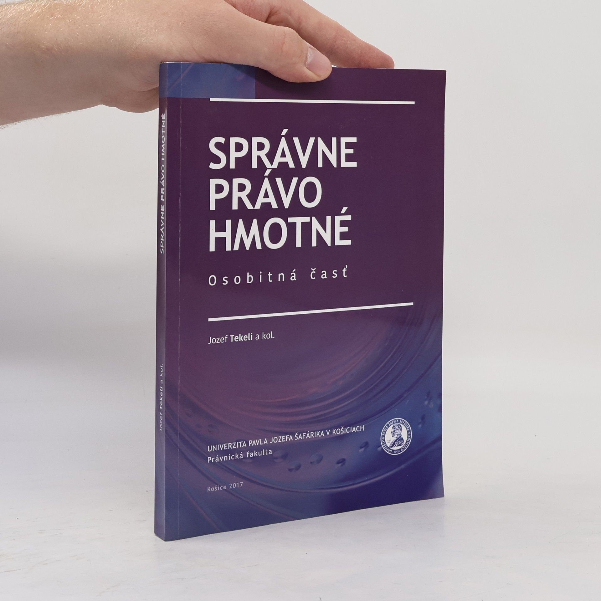 Jozef Tekeli Správne právo hmotné. Osobitná čásť