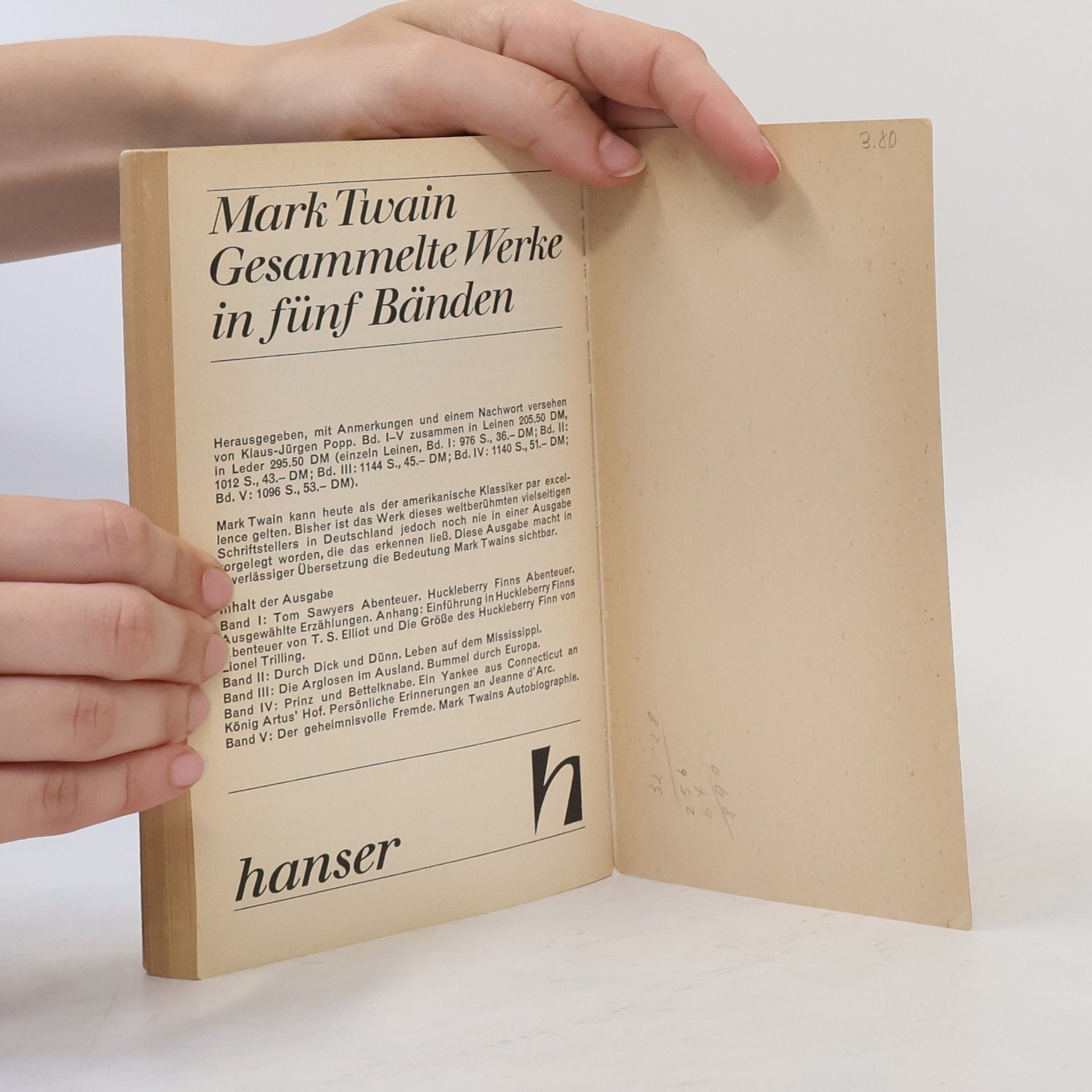 Mark Twain bummelt durch Europa