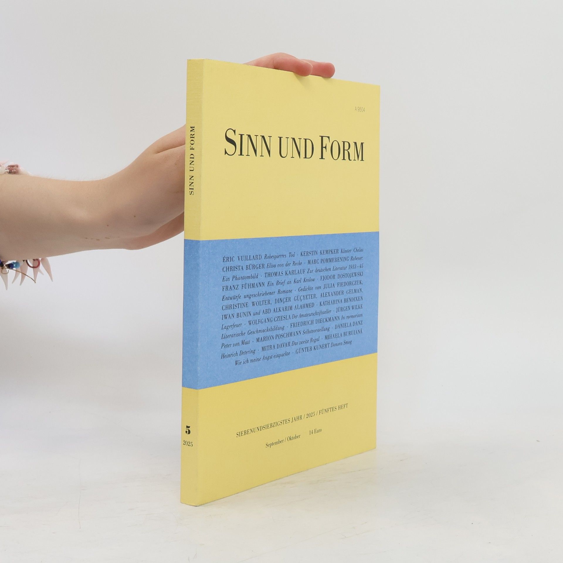 Sinn und Form 5/2025