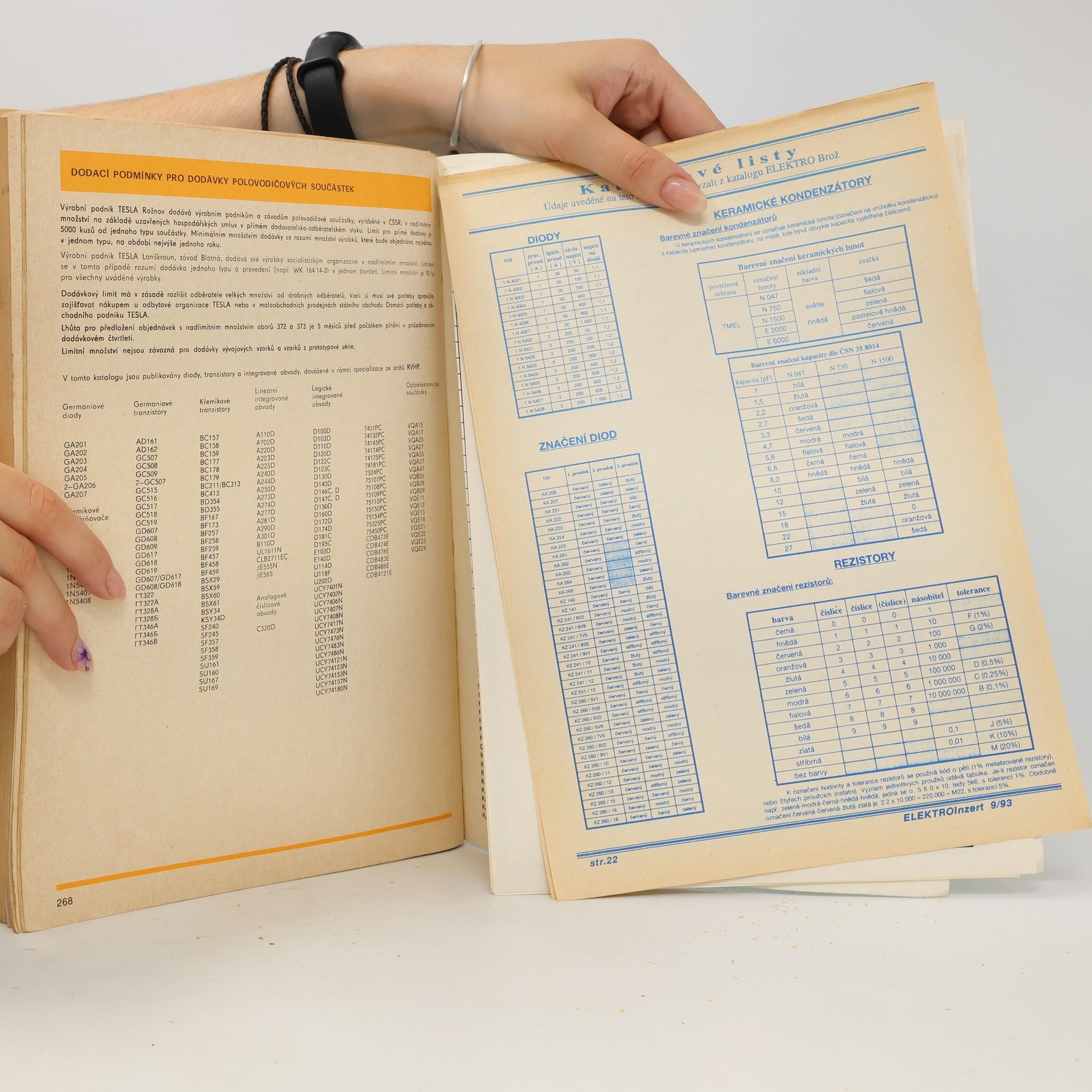 Various authors Polovodičové součástky 1984/85