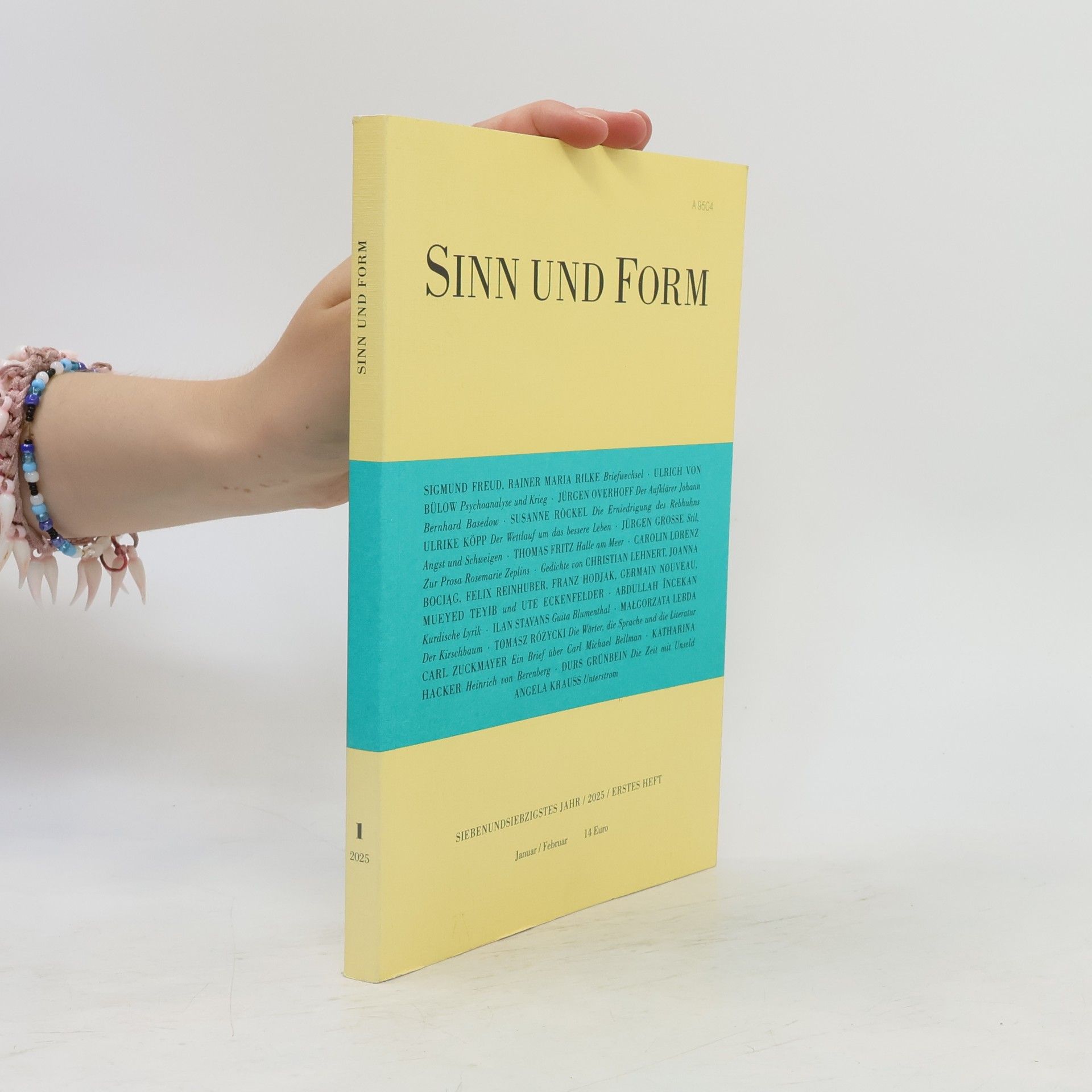 Autores varios Sinn und Form 1/2025