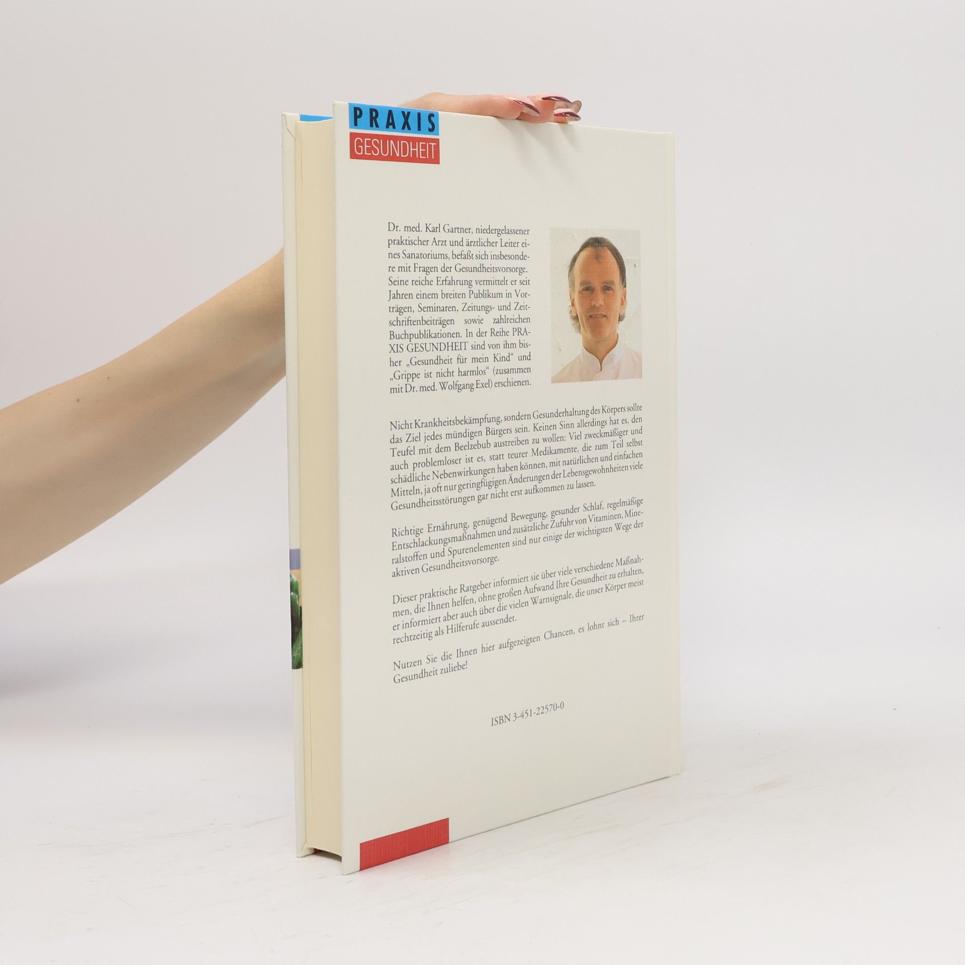 Karl Gartner Handbuch der Gesundheitsvorsorge
