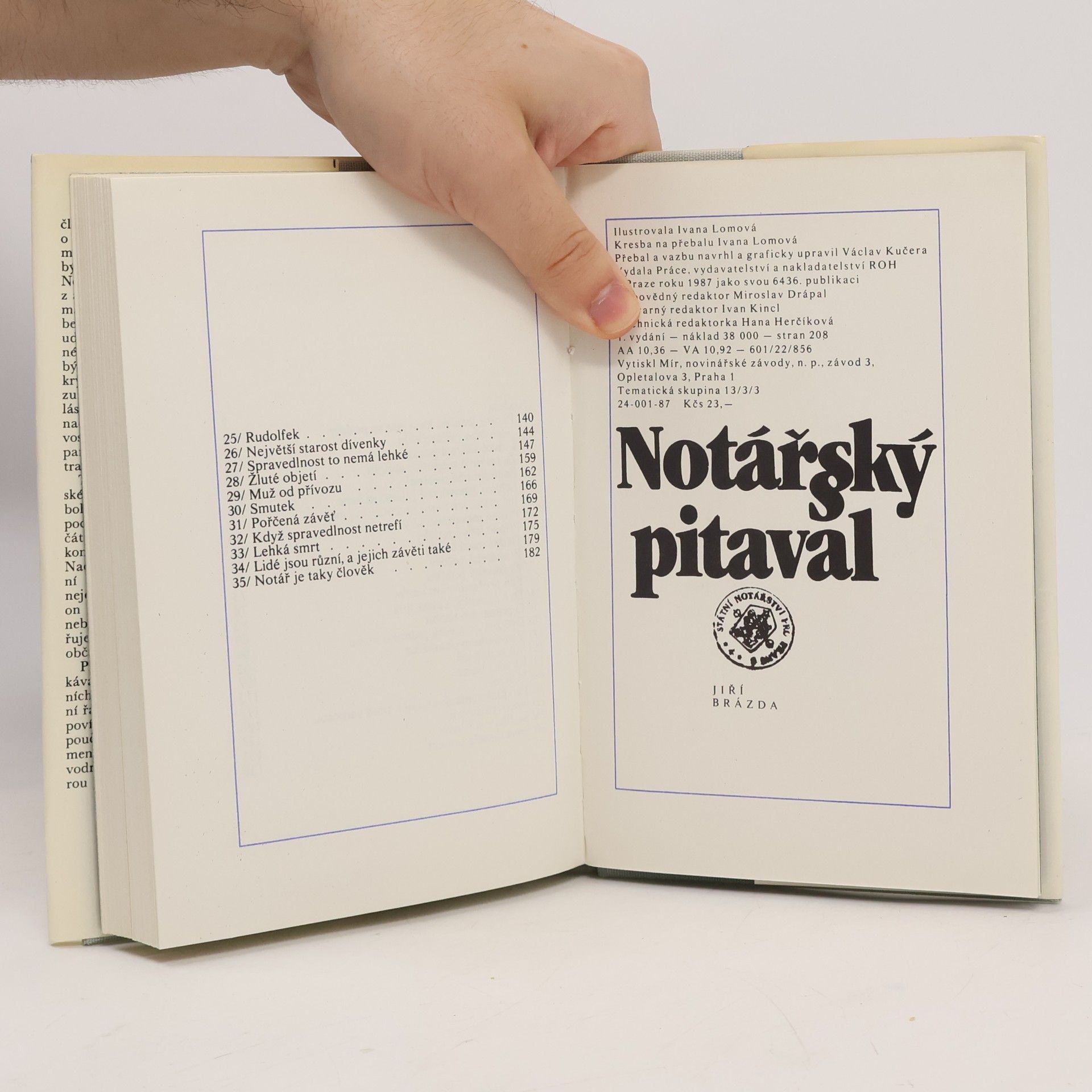 Jiří Brázda Notářský pitaval