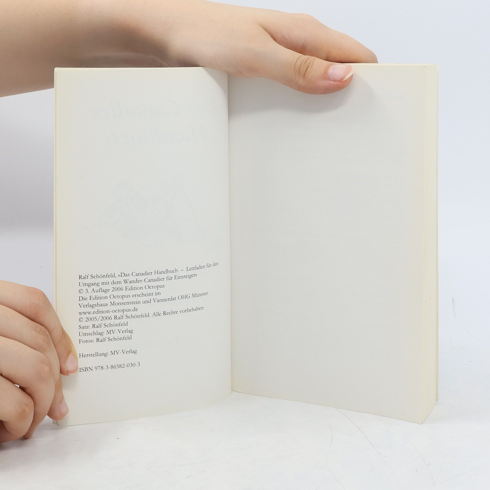 Ralf Schönfeld Das Canadier Handbuch