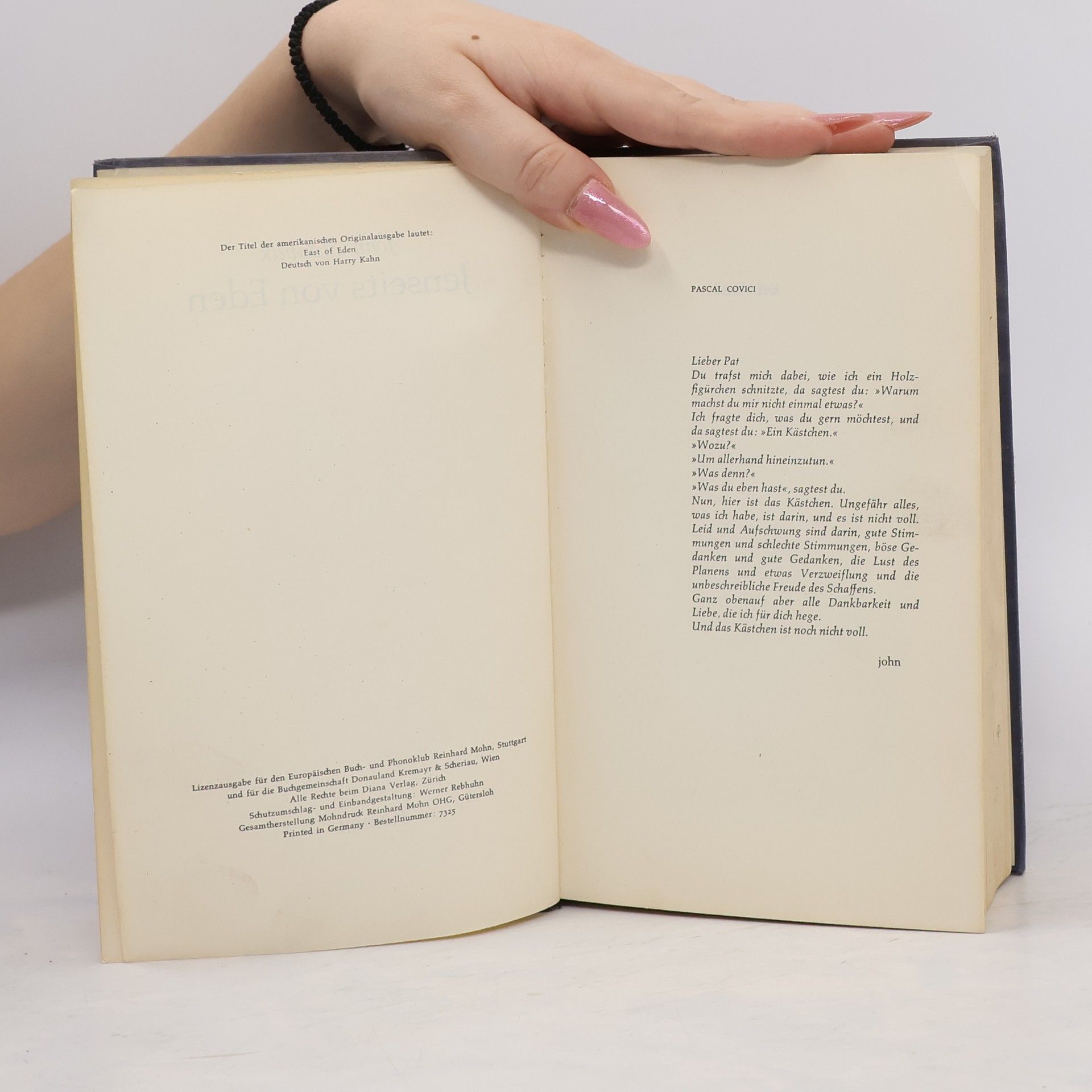 John Steinbeck Jenseits von Eden