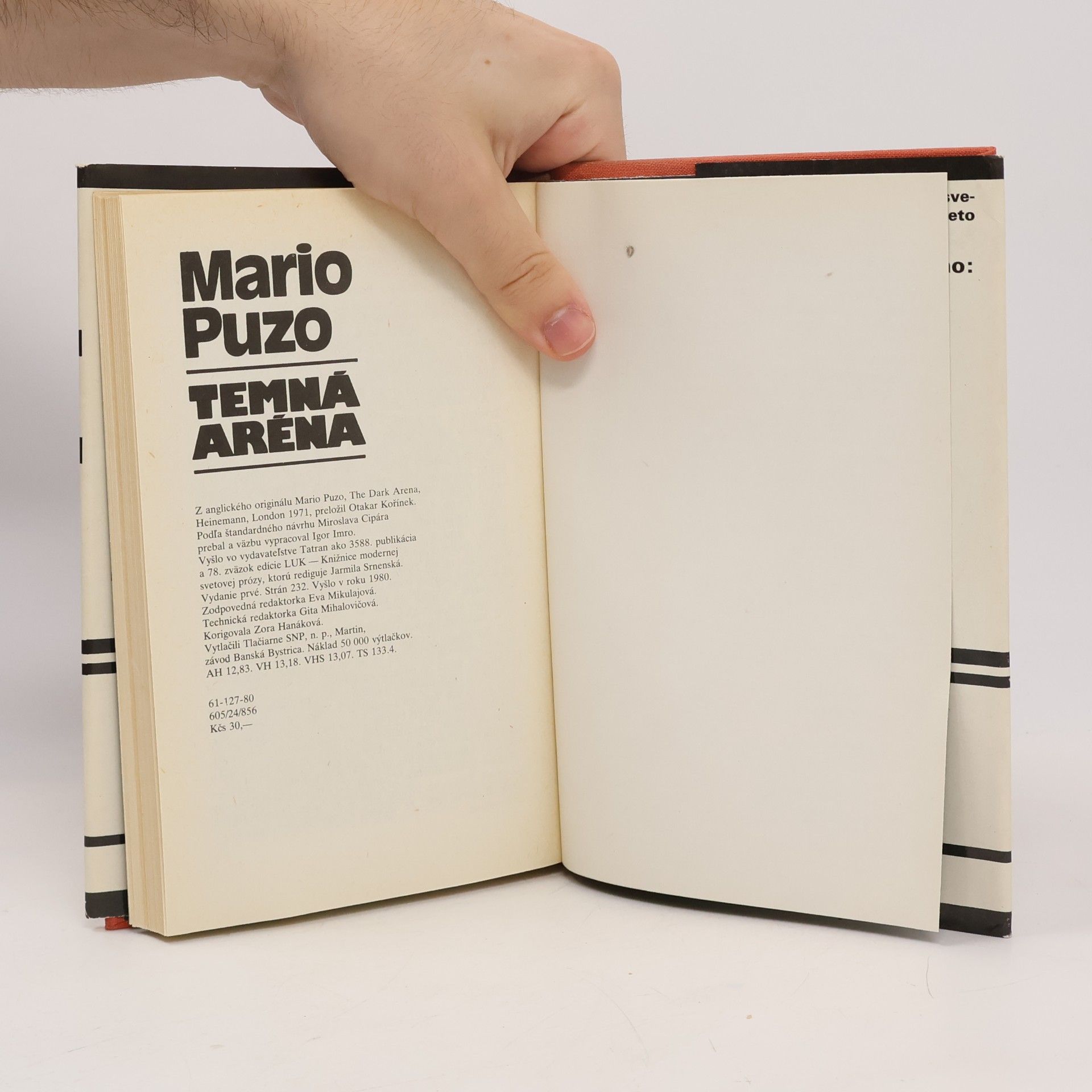 Mario Puzo Temná aréna