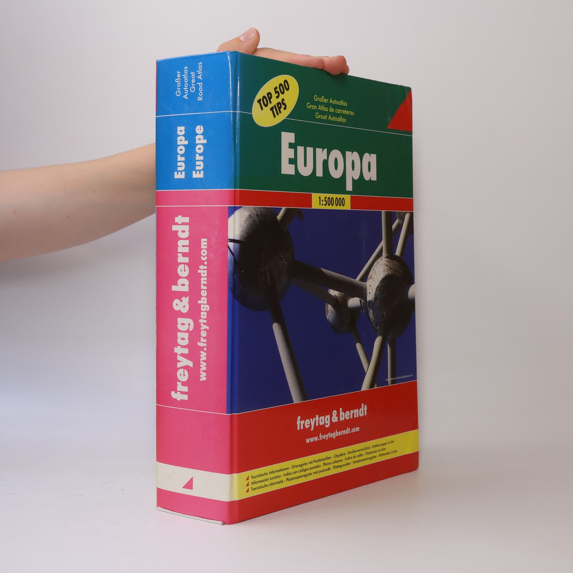 Collectif d'auteurs Evropa. Velký autoatlas. Turistické informace