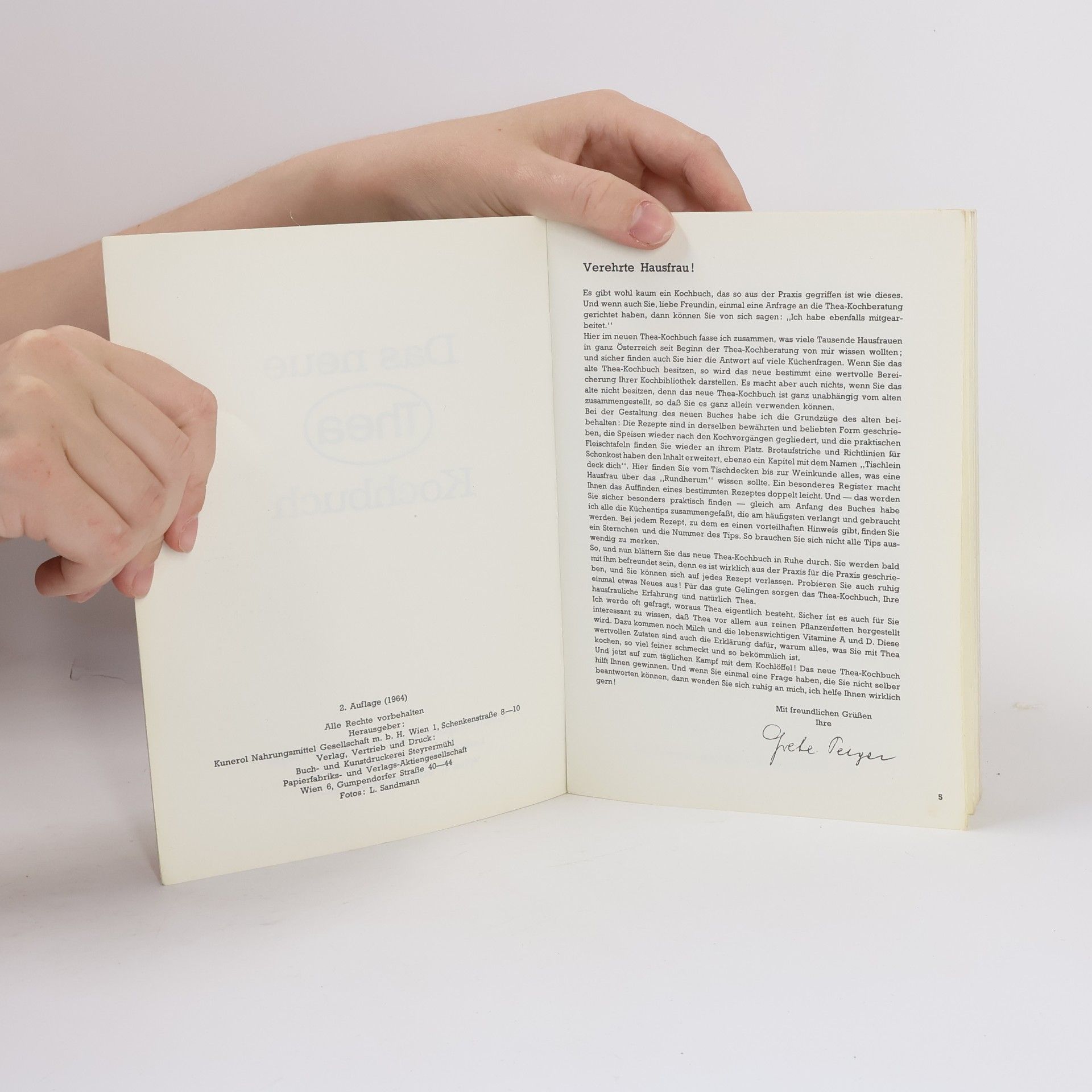 Various authors Das neue Thea Kochbuch