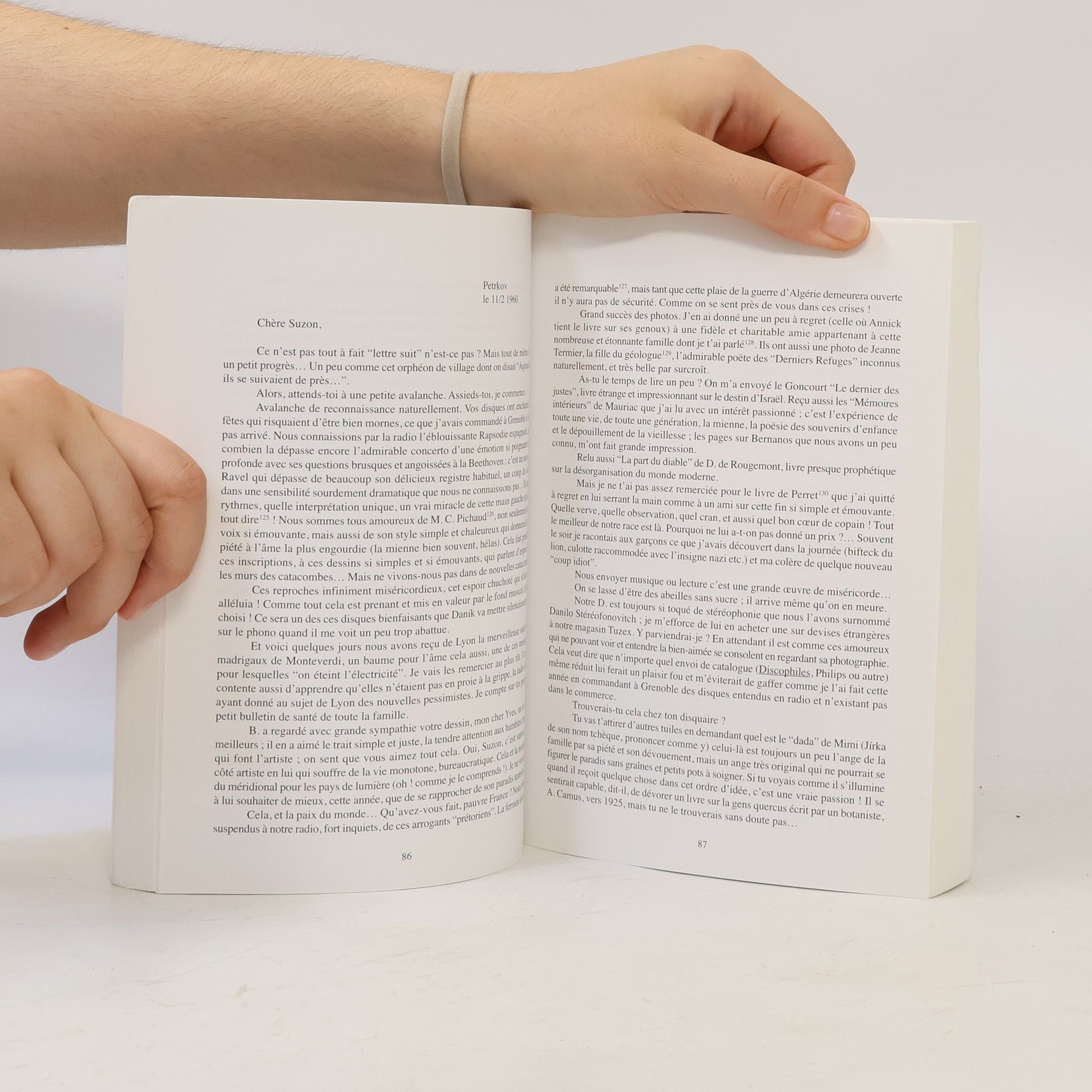 Suzanne Renaud Lettres à Suzon = Dopisy Suzon : (1947-1963)