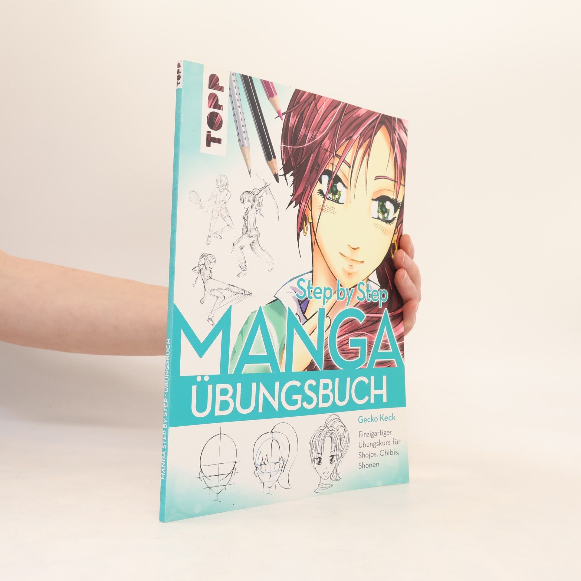 Step by step Manga Übungsbuch