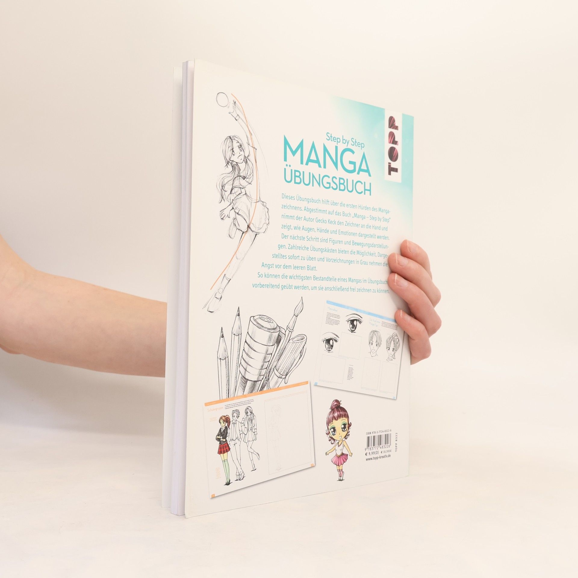 Gecko Keck Step by step Manga Übungsbuch