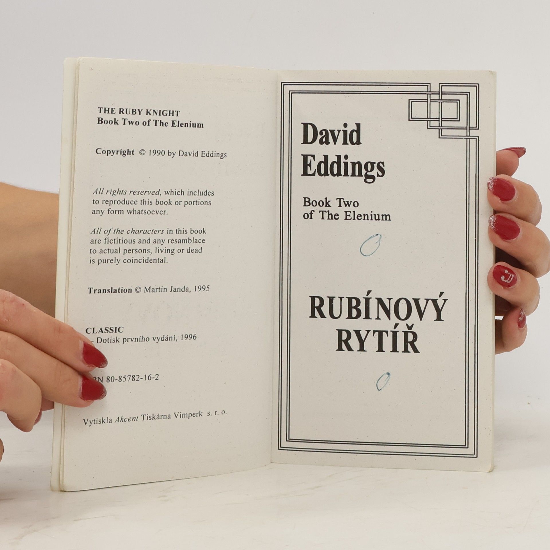 David Eddings Rubínový rytíř