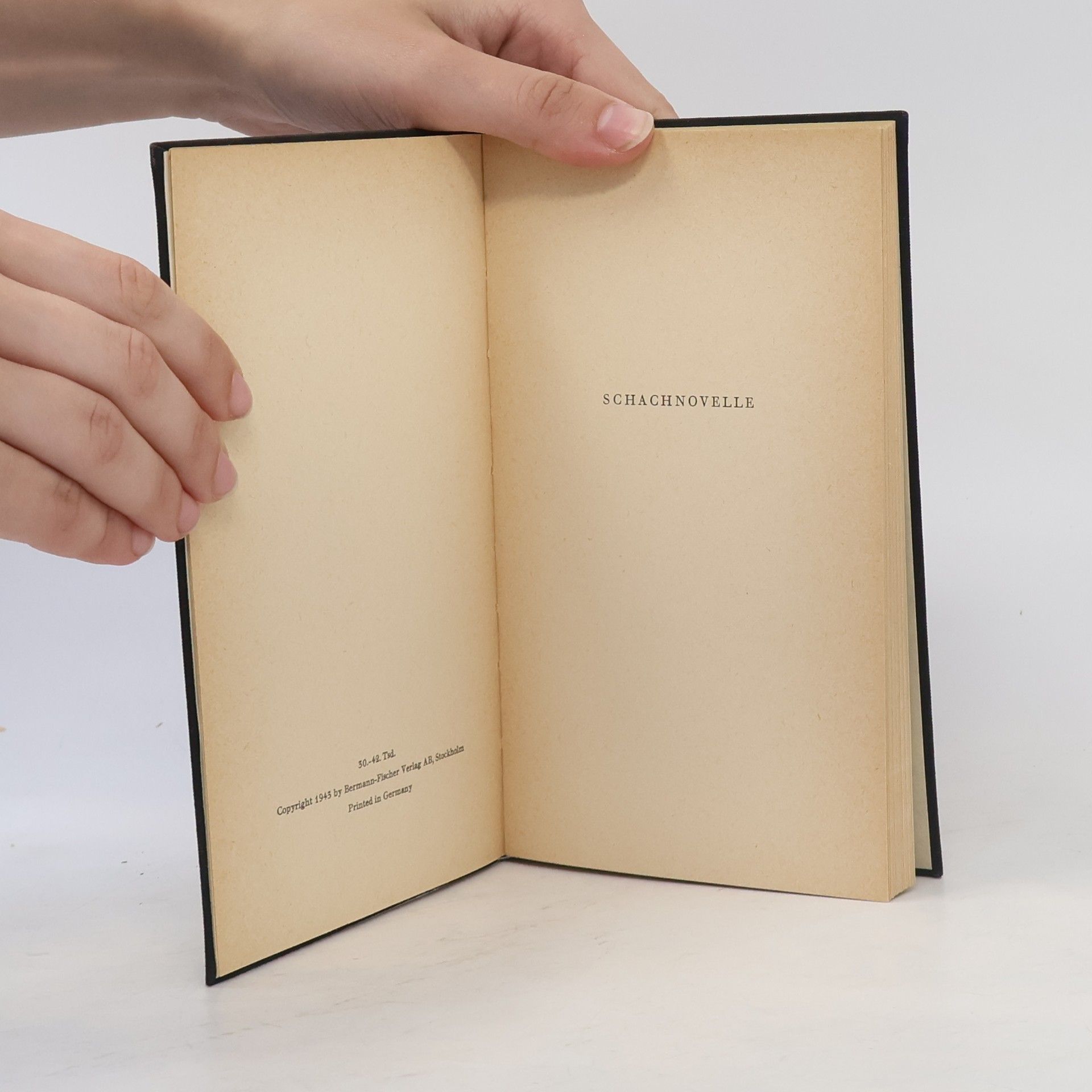 Stefan Zweig Schachnovelle