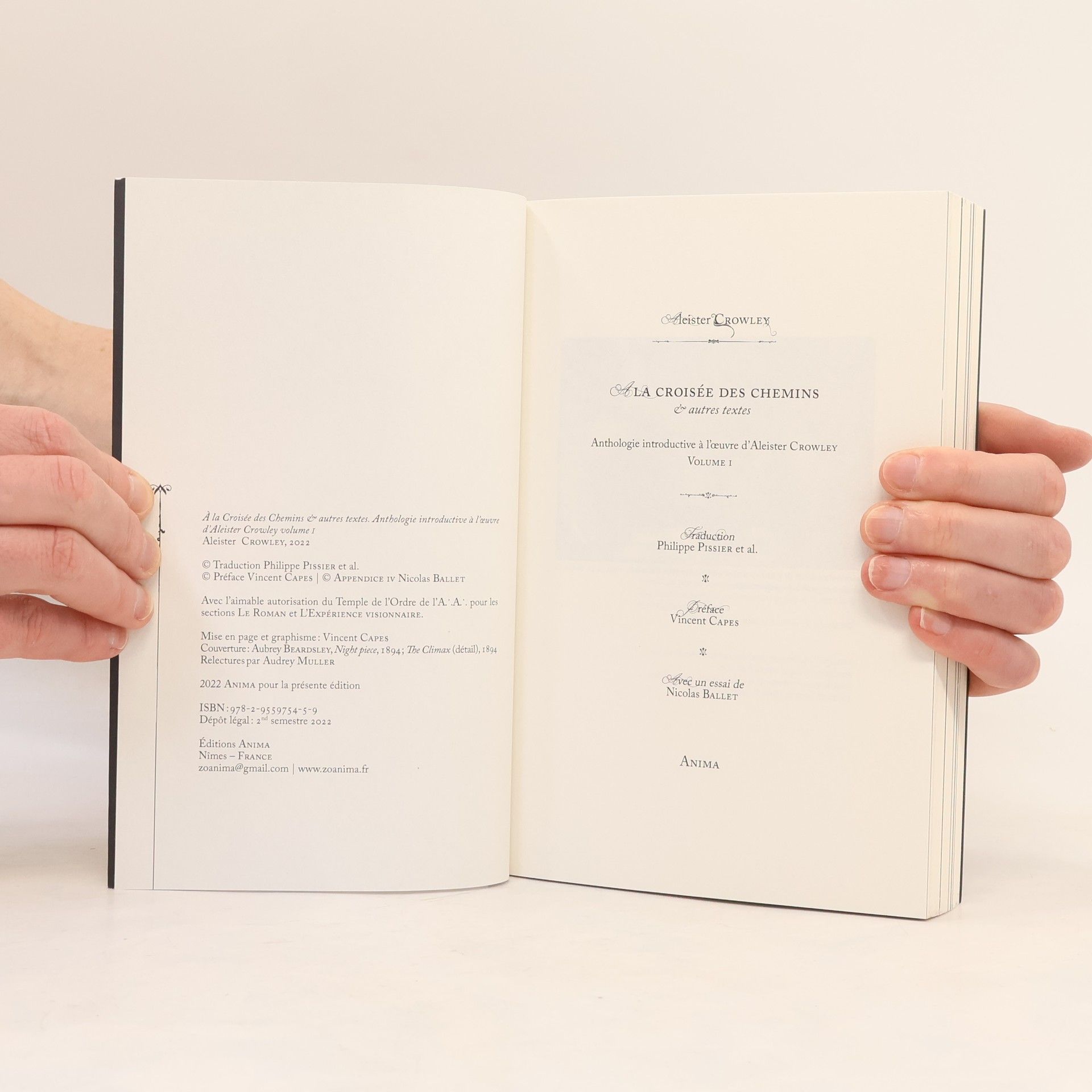 Aleister Crowley À La Croisée des Chemins et Autres Textes