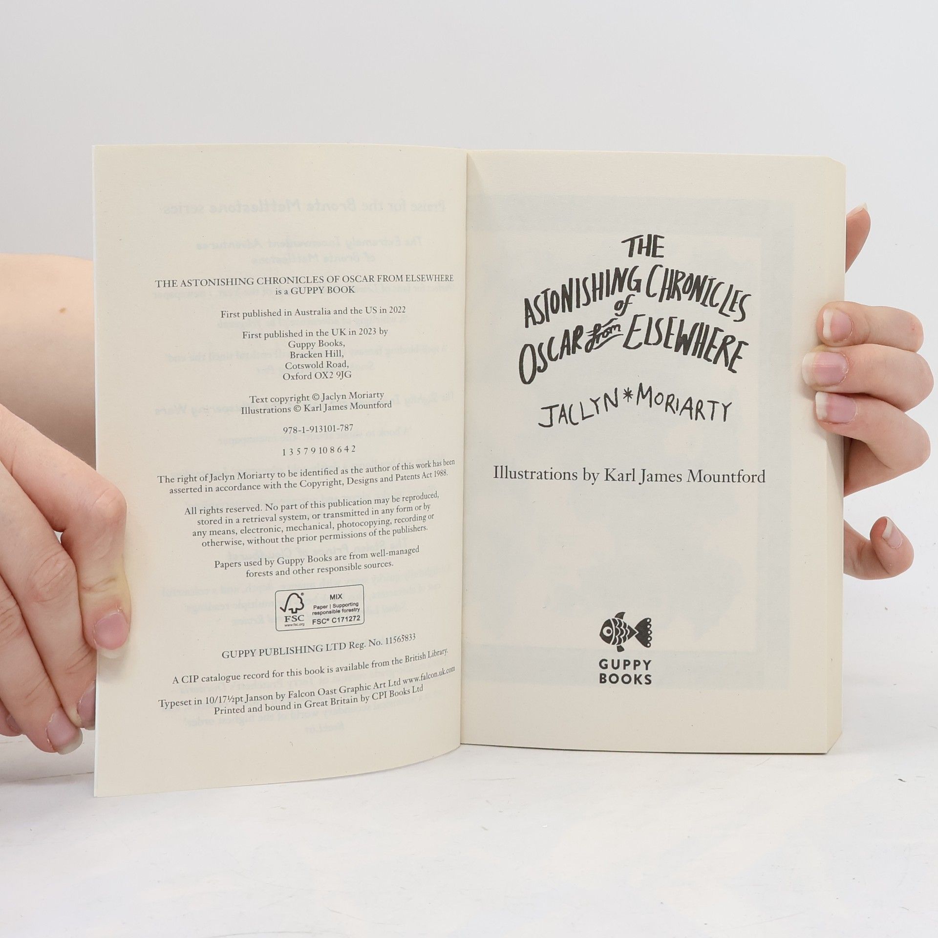 Karl James Mountford The Astonishing Chronicles of Oscar from Elsewhere