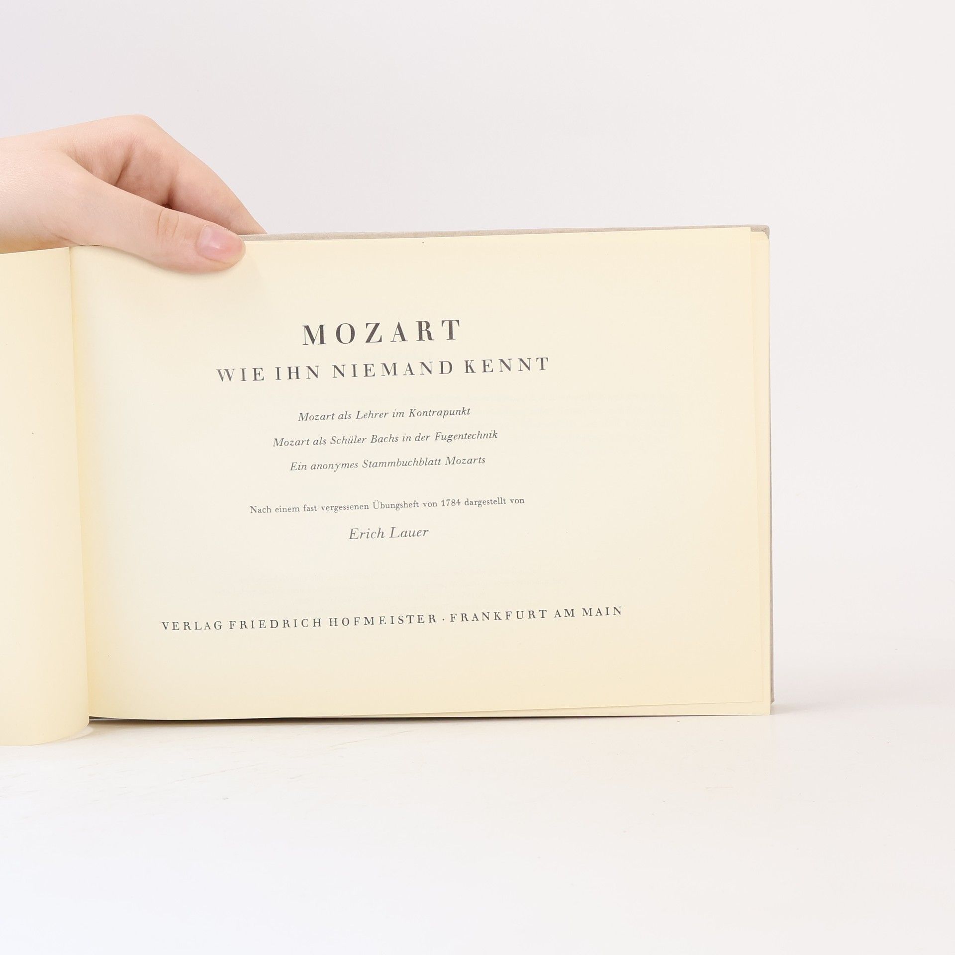 Erich Lauer Mozart, wie ihn niemand kennt