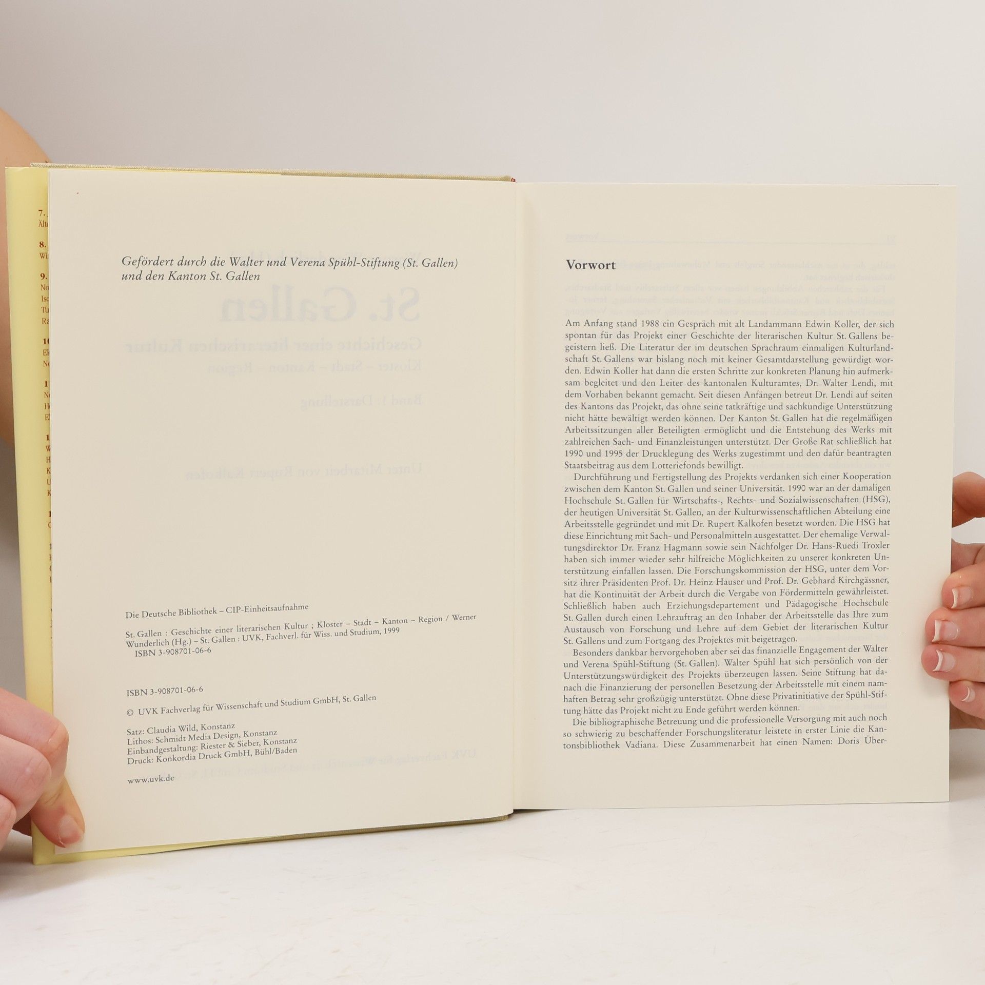 Werner Wunder St. Gallen. Geschichte einer literarischen Kultur 1,2