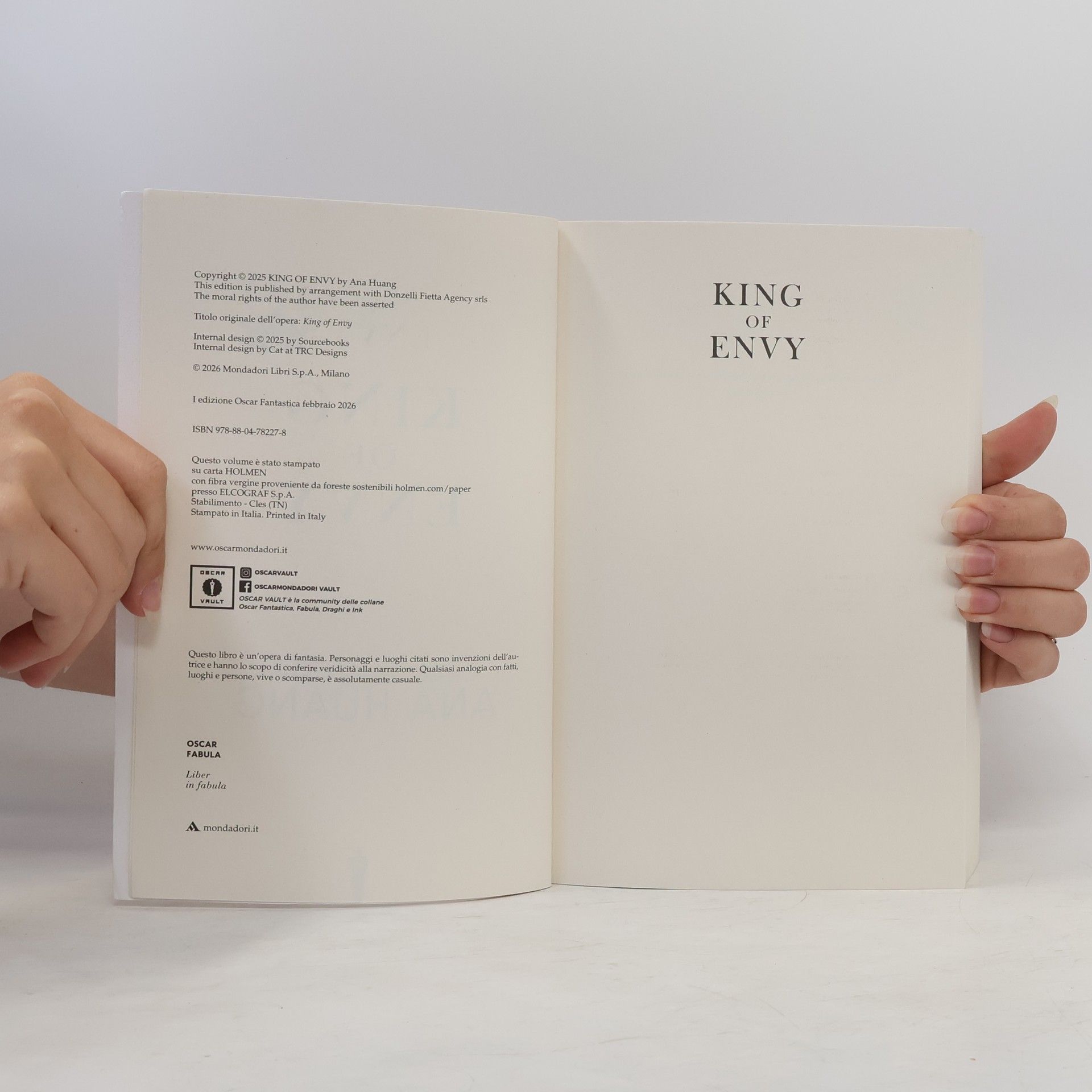 Ana Huang Kings of Sin - 5: King of Envy - Italian Edition