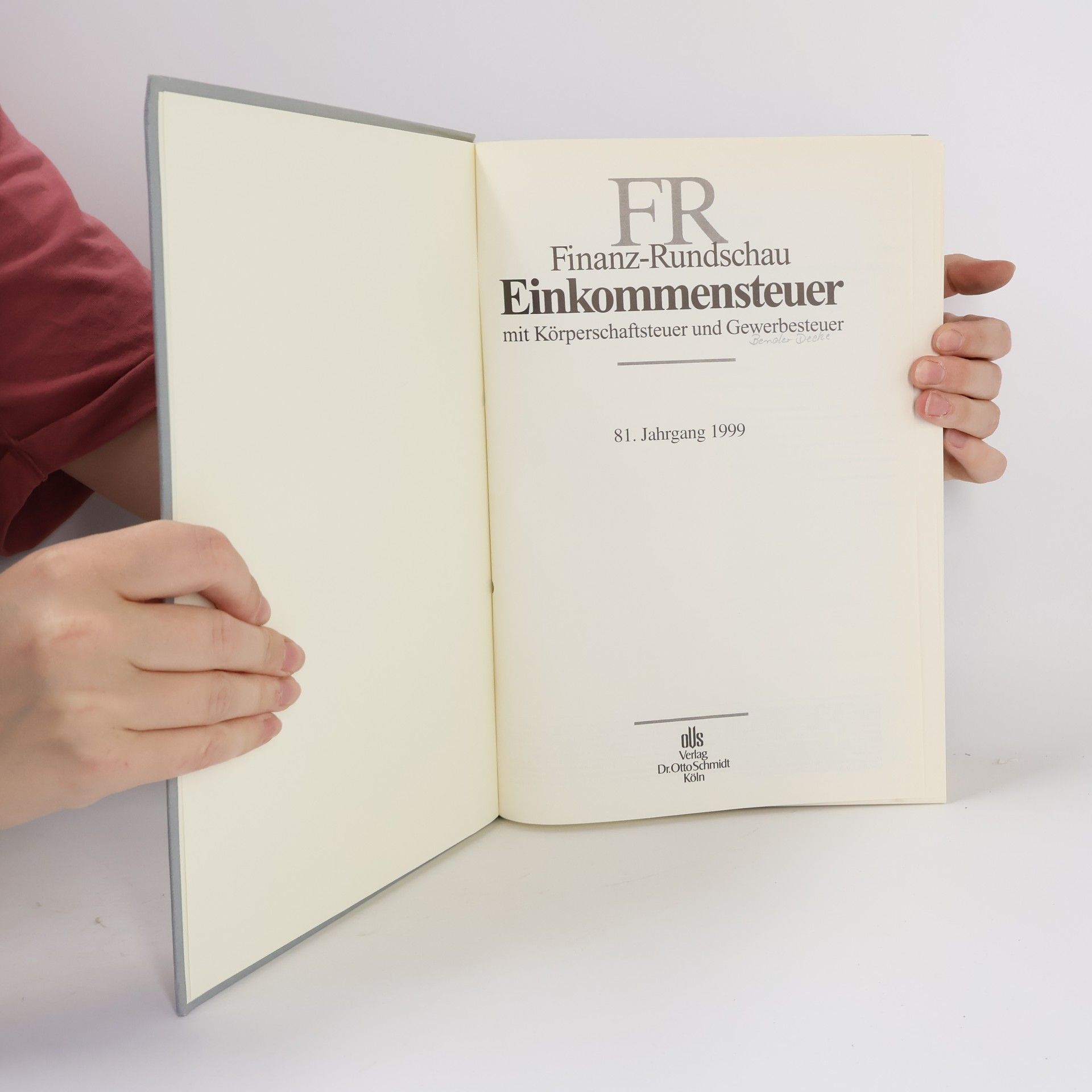 AA.VV. Finanz-Rundschau 1999