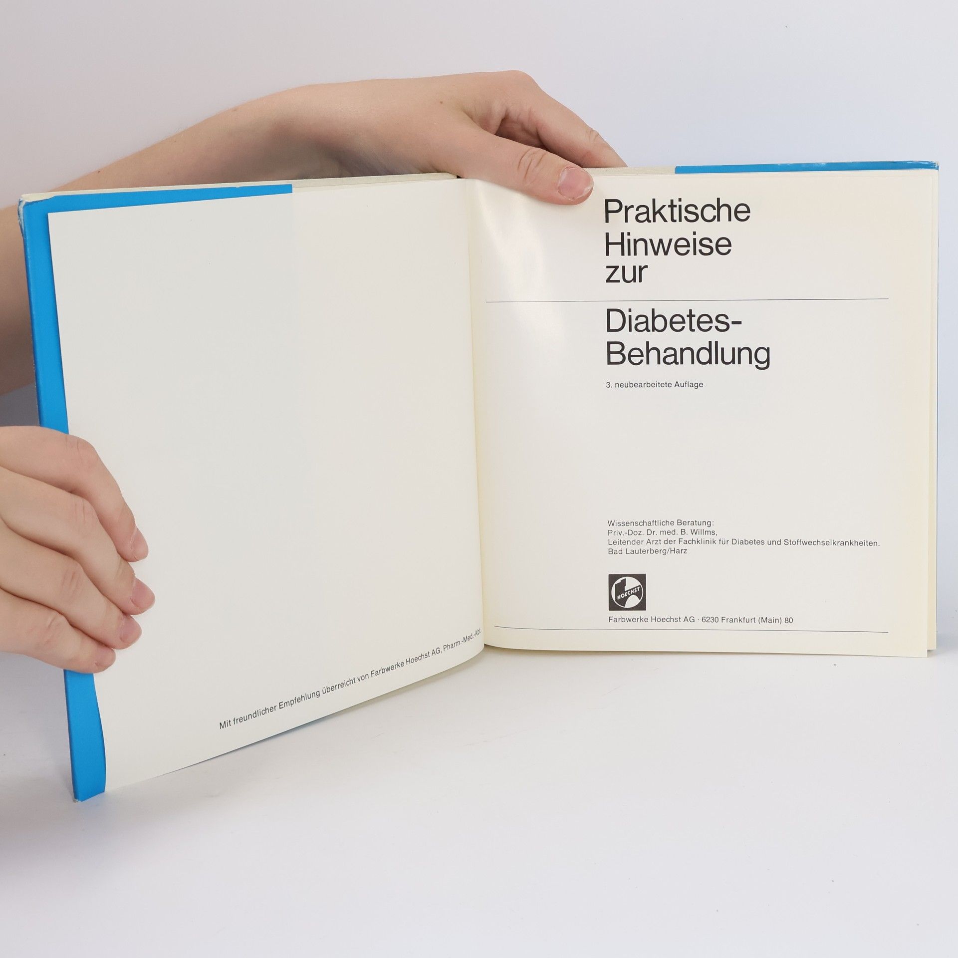 Autorenkollektiv Praktische Hinweise zur Diabetes- Behandlung