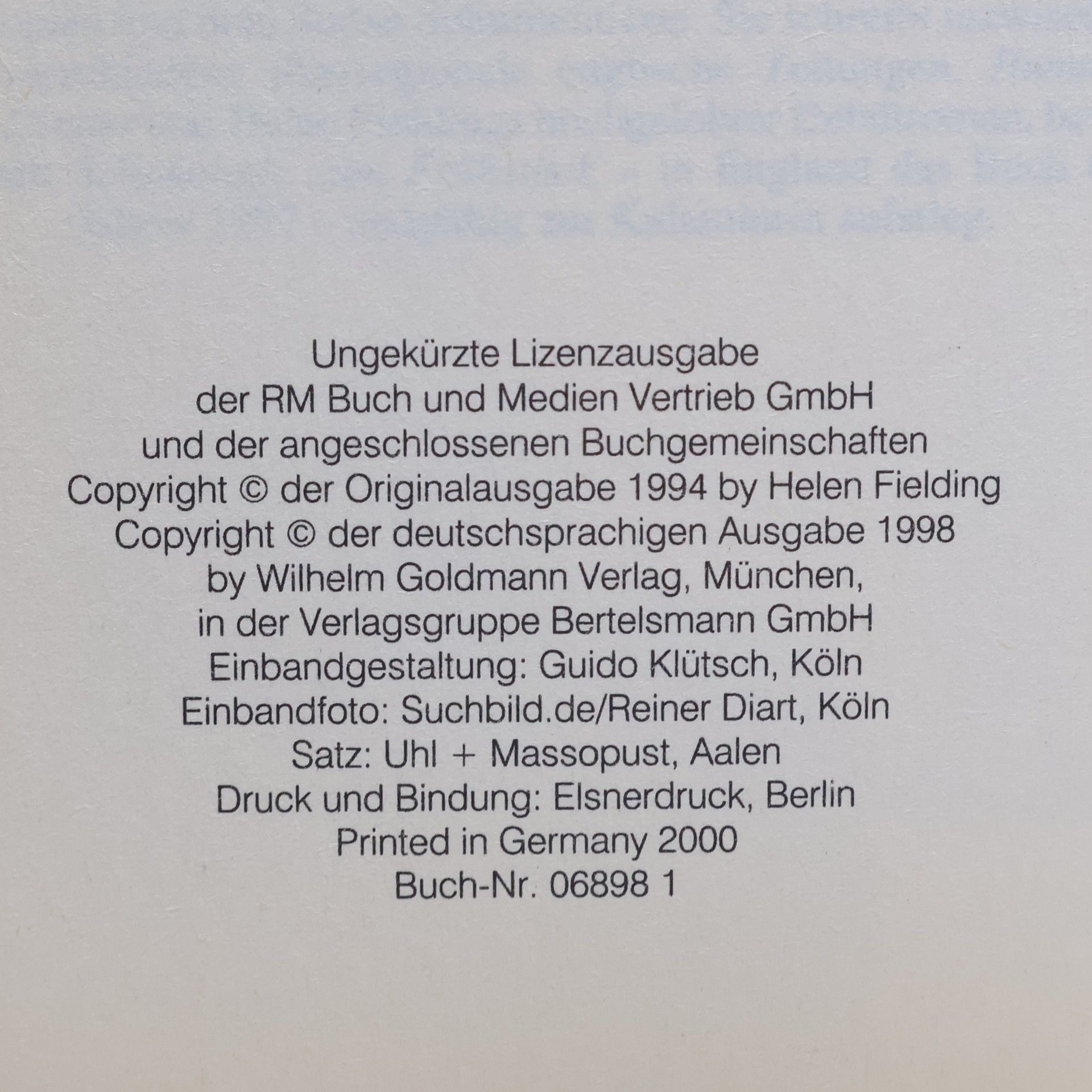 Helen Fielding Hummer zum Dinner