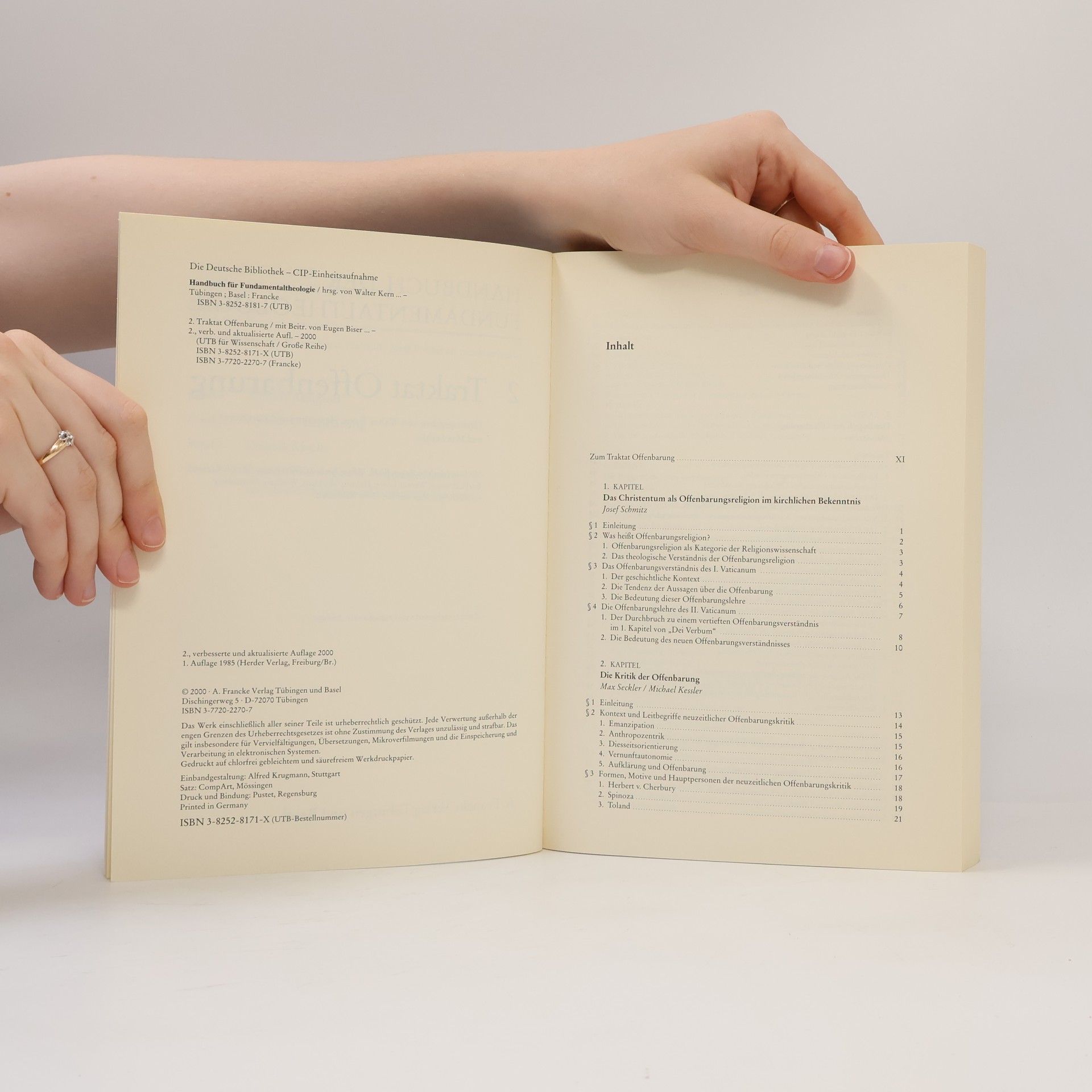 Walter Kern Handbuch der Fundamentaltheologie
