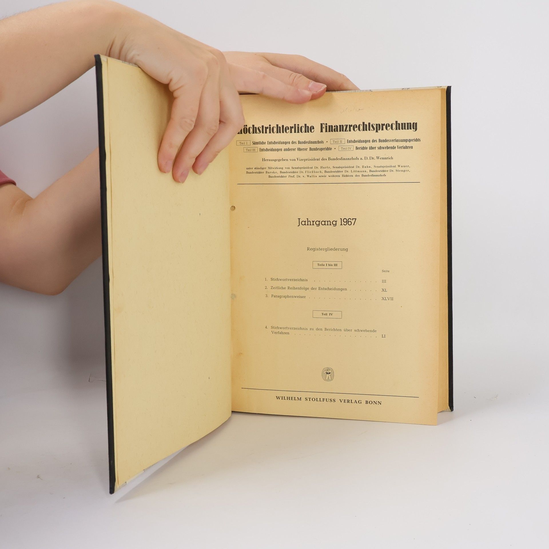 kolelektiv Höchstrichterliche Finanzrechtsprechung