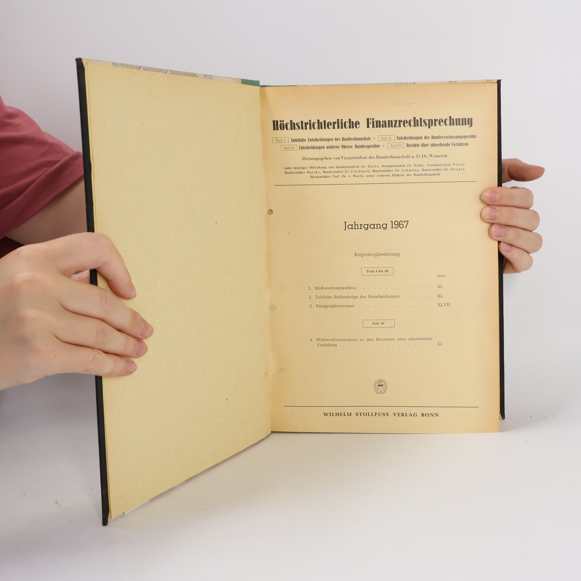kolelektiv Höchstrichterliche Finanzrechtsprechung