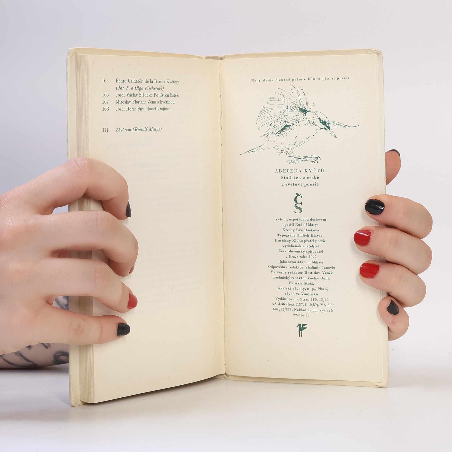 Rudolf Matys Abeceda květů. Stolístek z české a světové poezie
