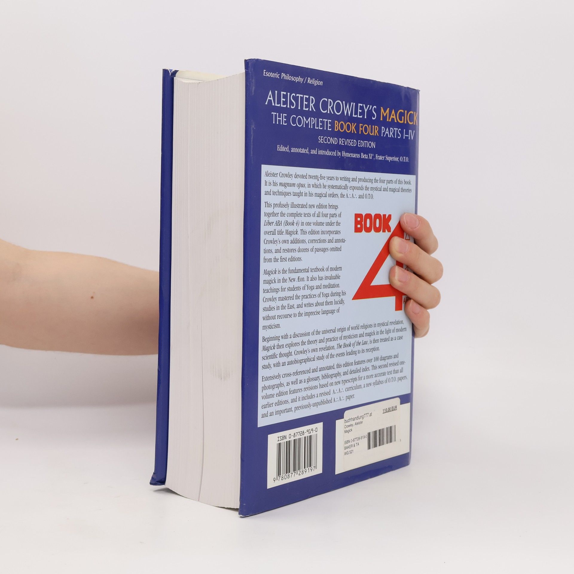 Aleister Crowley Magick, Liber Aba. Book Four, parts I-IV