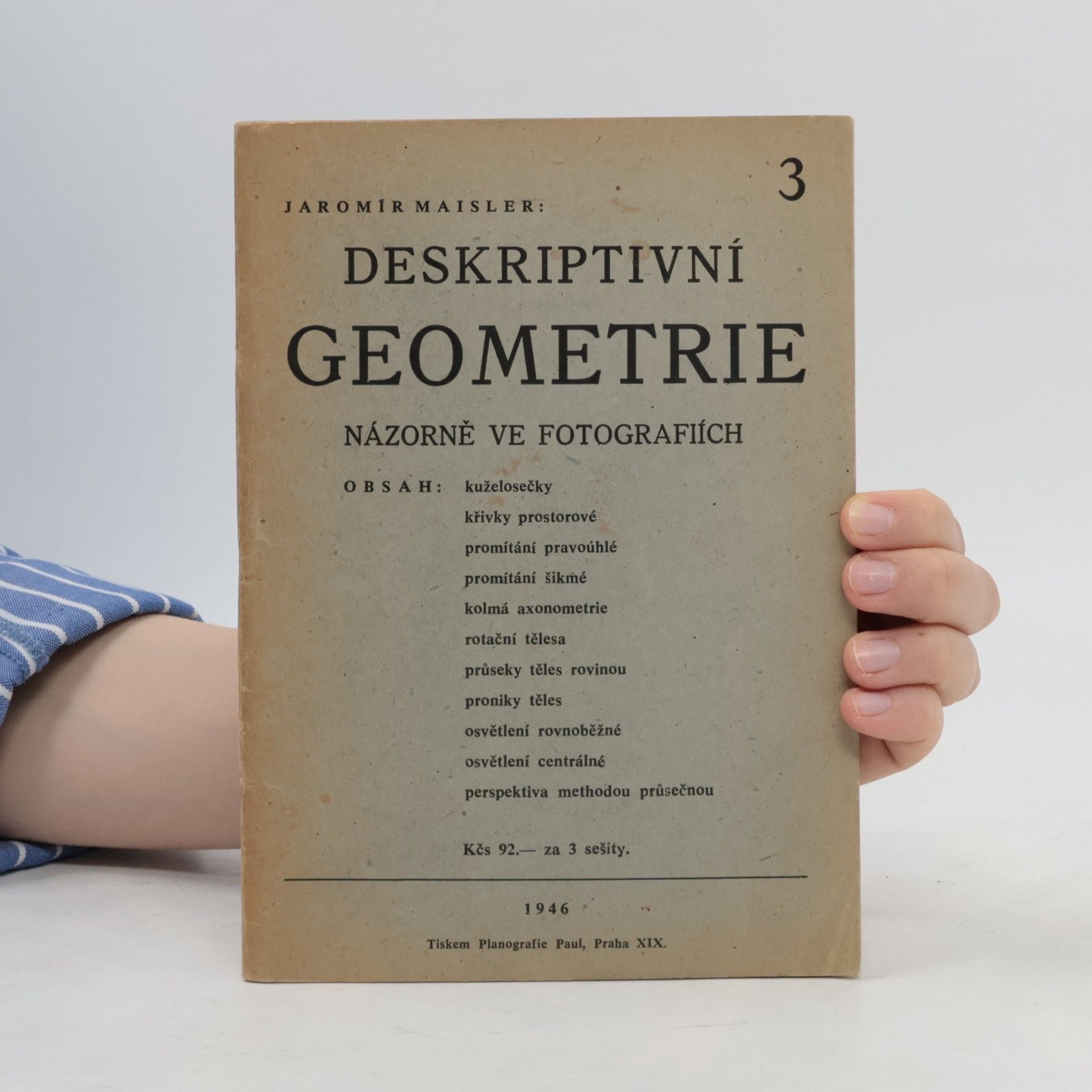 Jaromír Maisler Deskriptivní geometrie 3