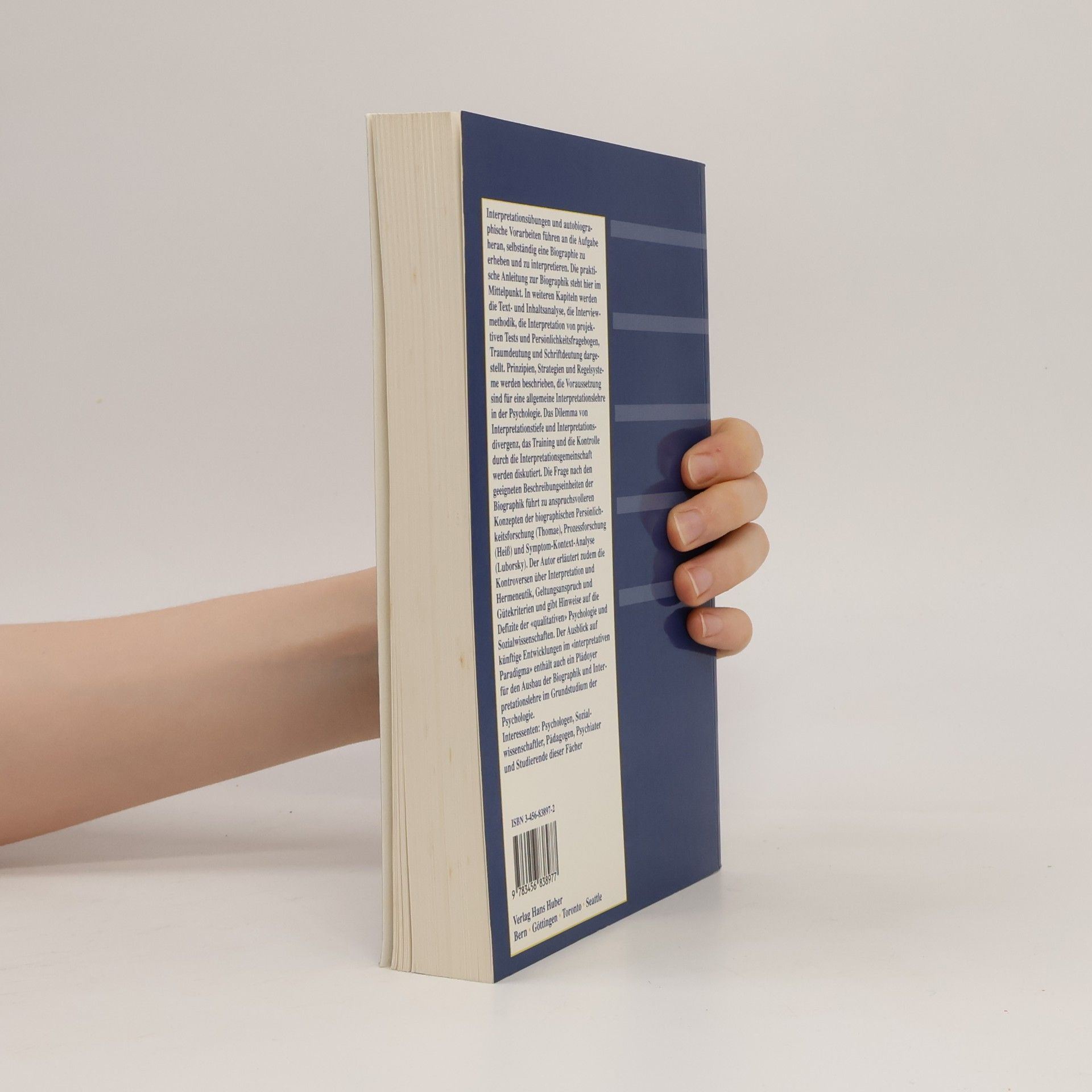 Jochen Fahrenberg Psychologische Interpretation