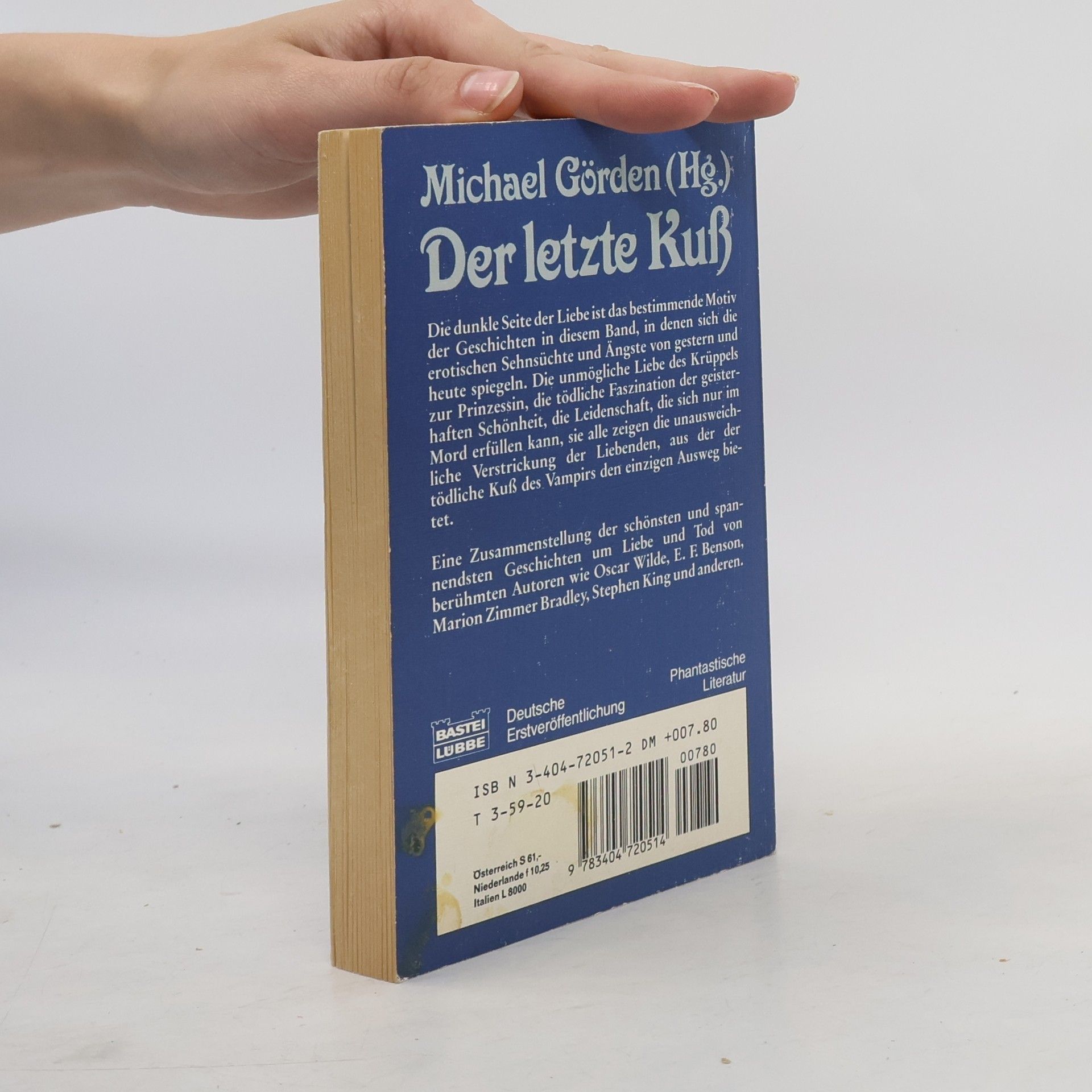 Michael Görden Der letzte Kuß. Unheimliche Geschichten um Liebe u. Tod