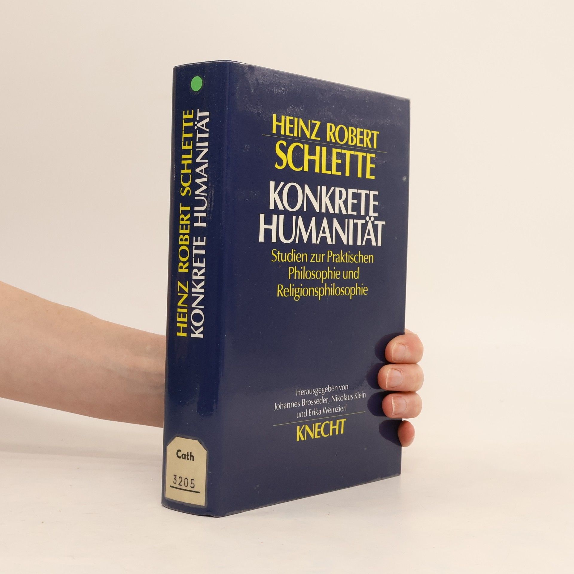 Johannes Brosseder Konkrete Humanität