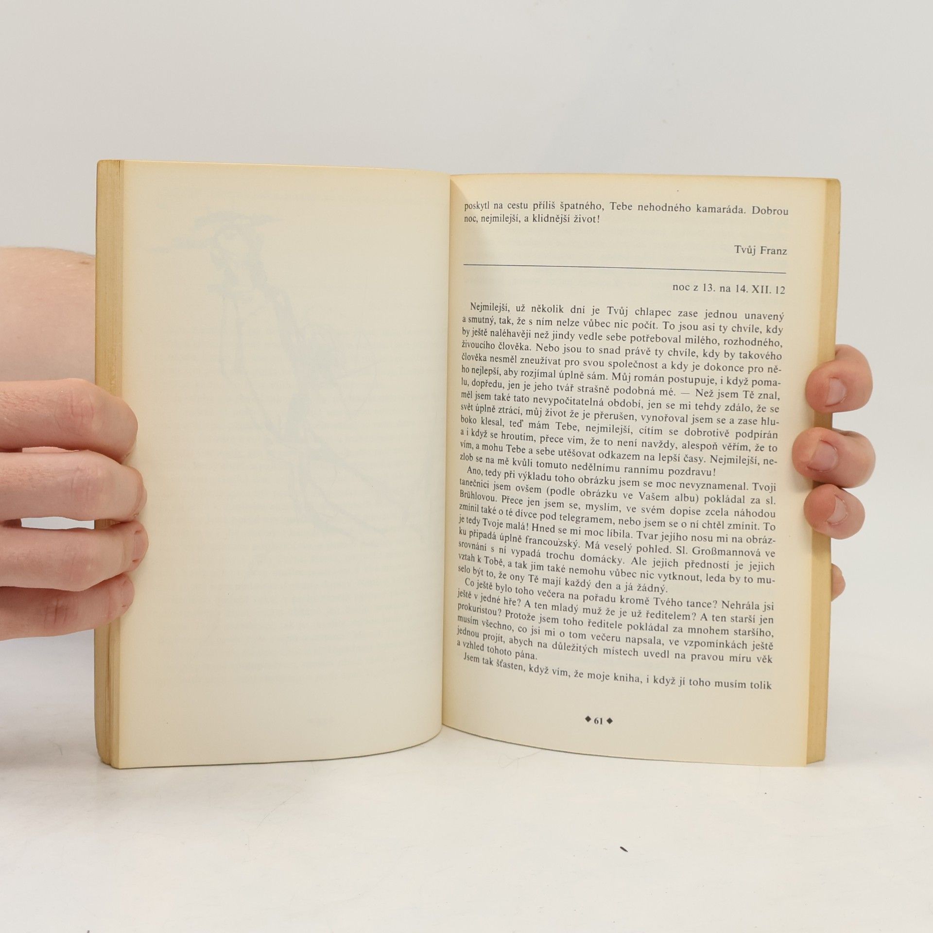 Franz Kafka Dopisy Felici: Výběr z listů
