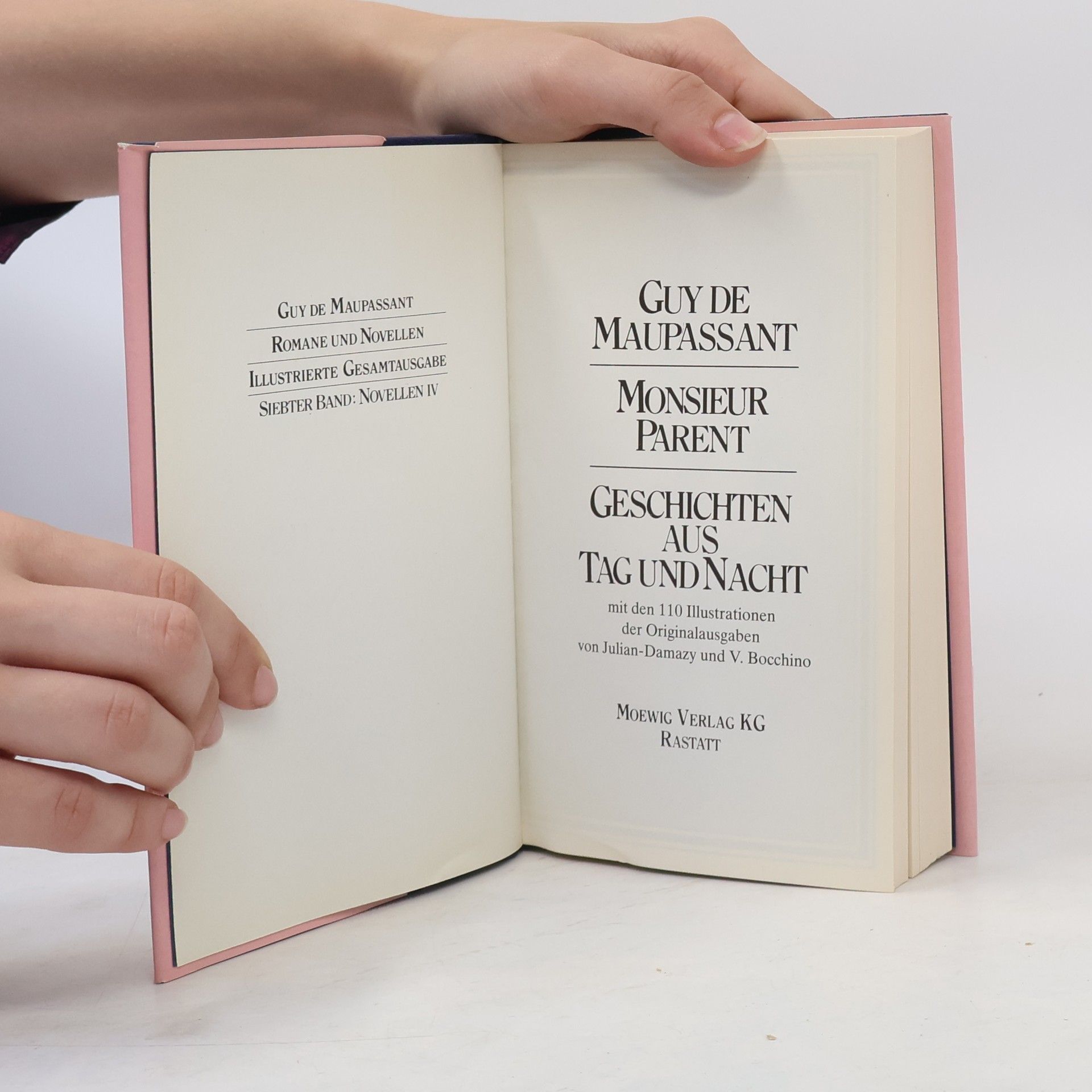 Guy de Maupassant Monsieur Parent und andere Novellen