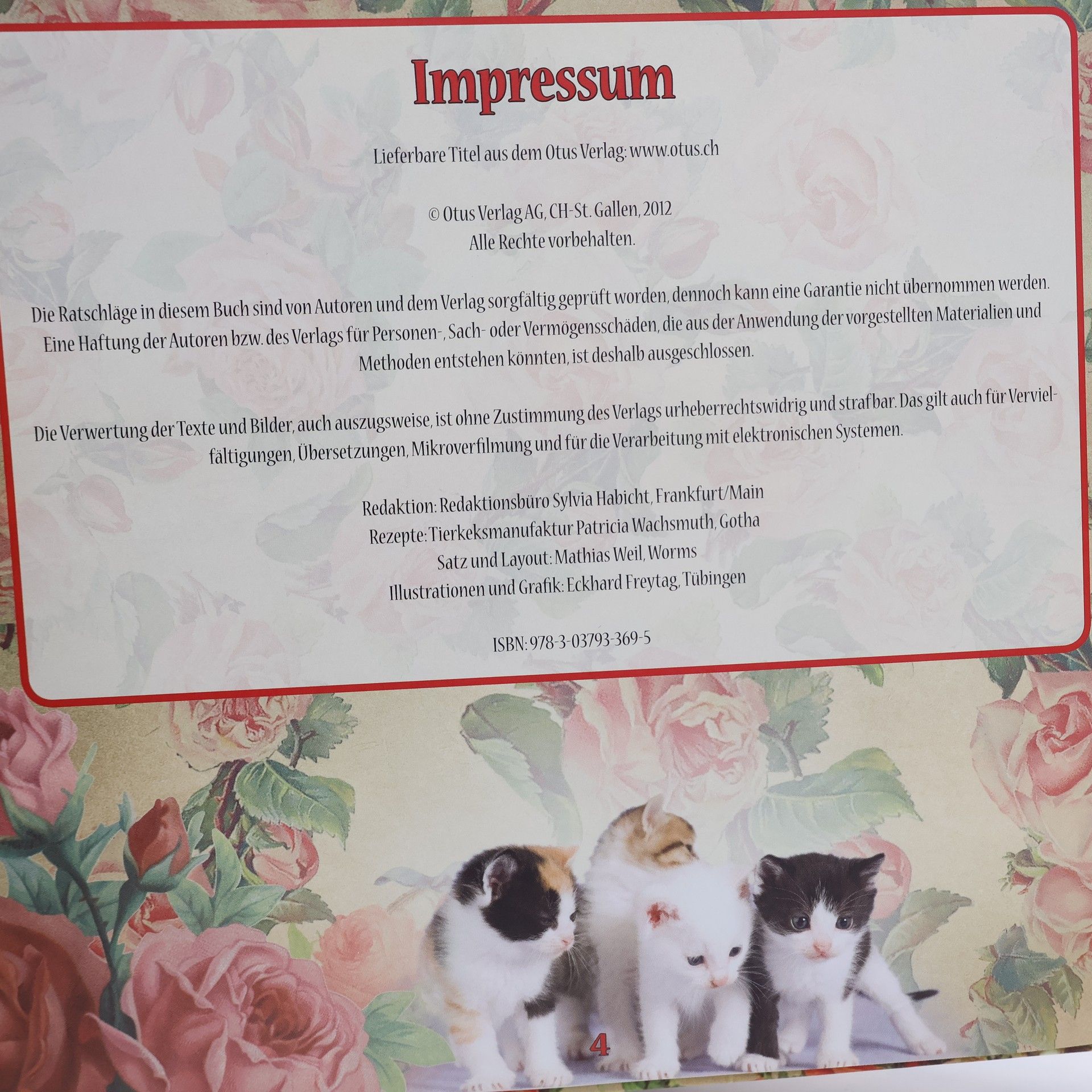 Eckhard Freytag Katzen-Liebhaberbuch