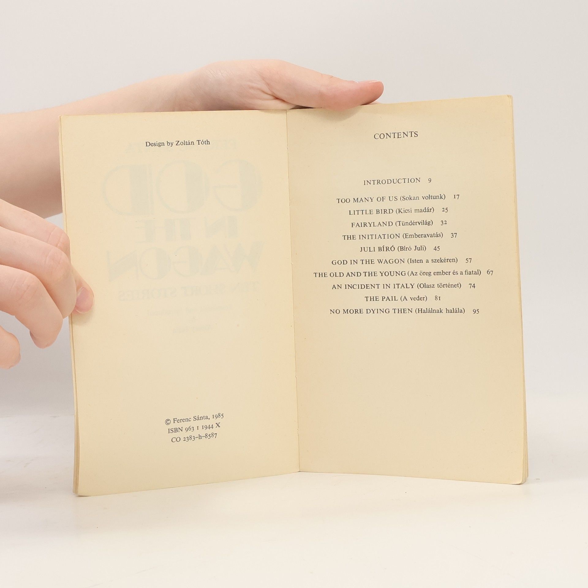 Ferenc Sánta God in the Wagon. Ten Short Stories