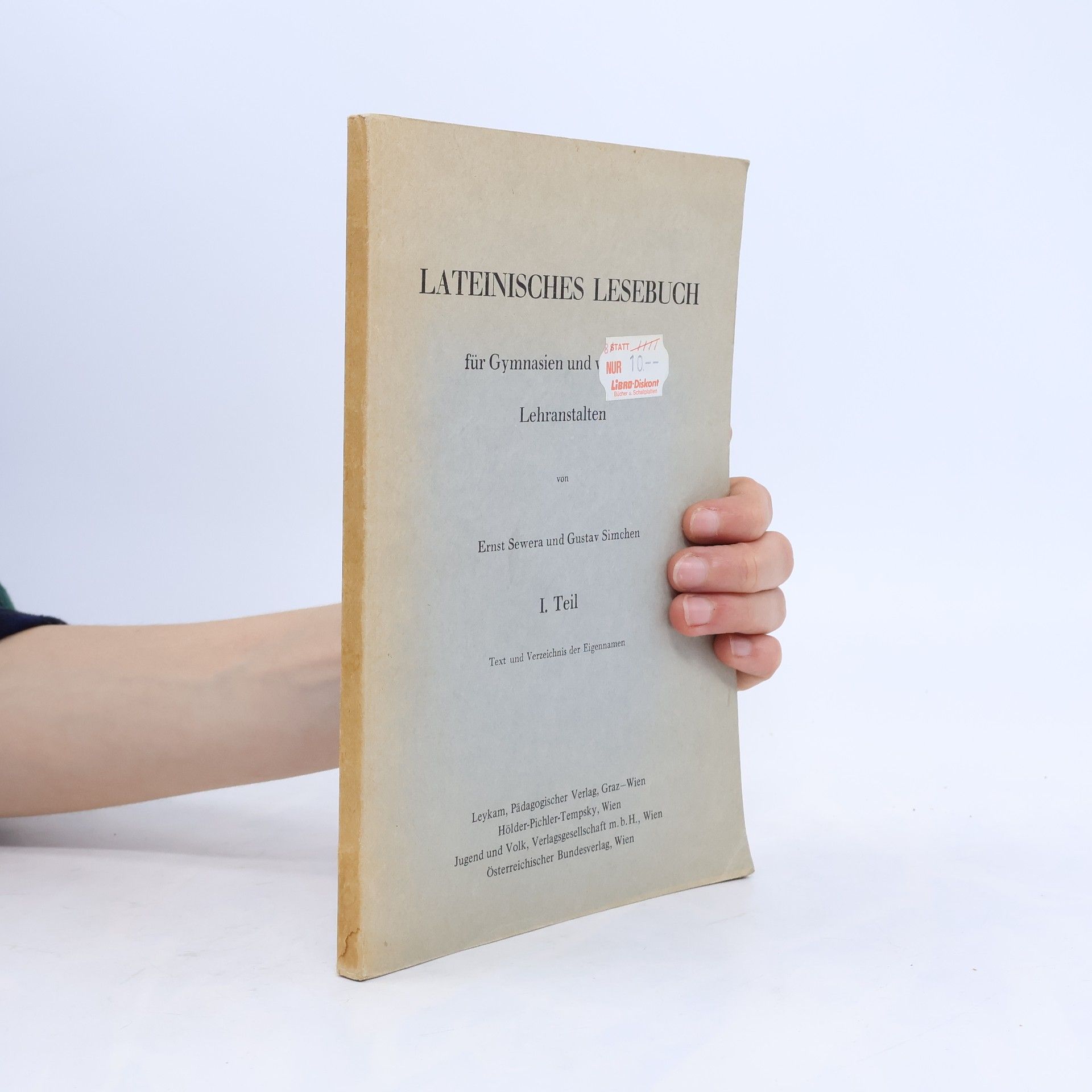 Lateinisches Lesebuch für Gymnasien und verwandte Lehranstalten I.